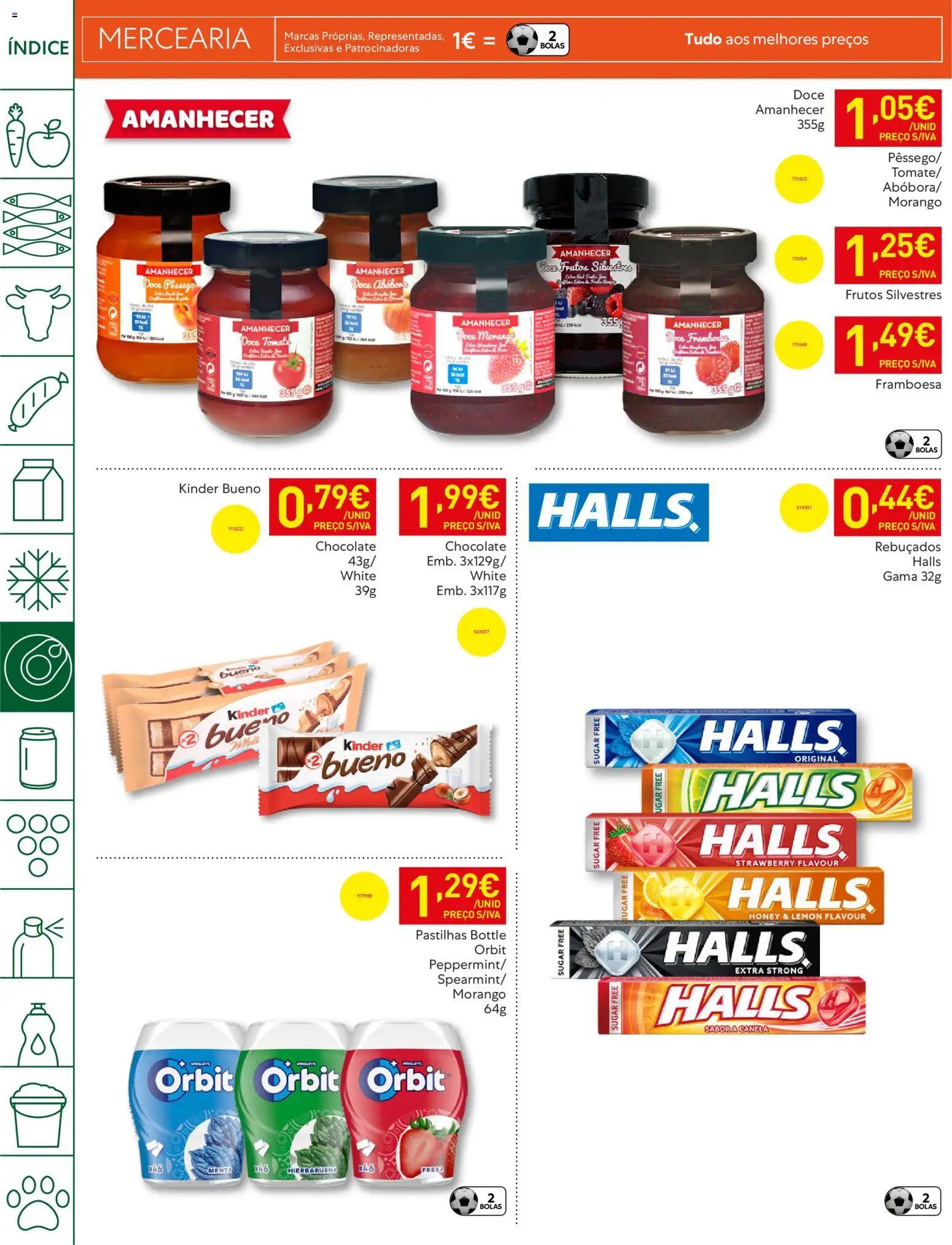 Recheio folheto │ válido de 14.04.2026 | Página: 28 | Produtos: Rebuçados, Canela, Chocolate, Abóbora