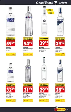 Pogląd oferty "Wódka Absolut, A clear bottle of Absolut Vodka, 40% alcohol, 1 liter." - ważna od 01.06.2026 | Strona: 23