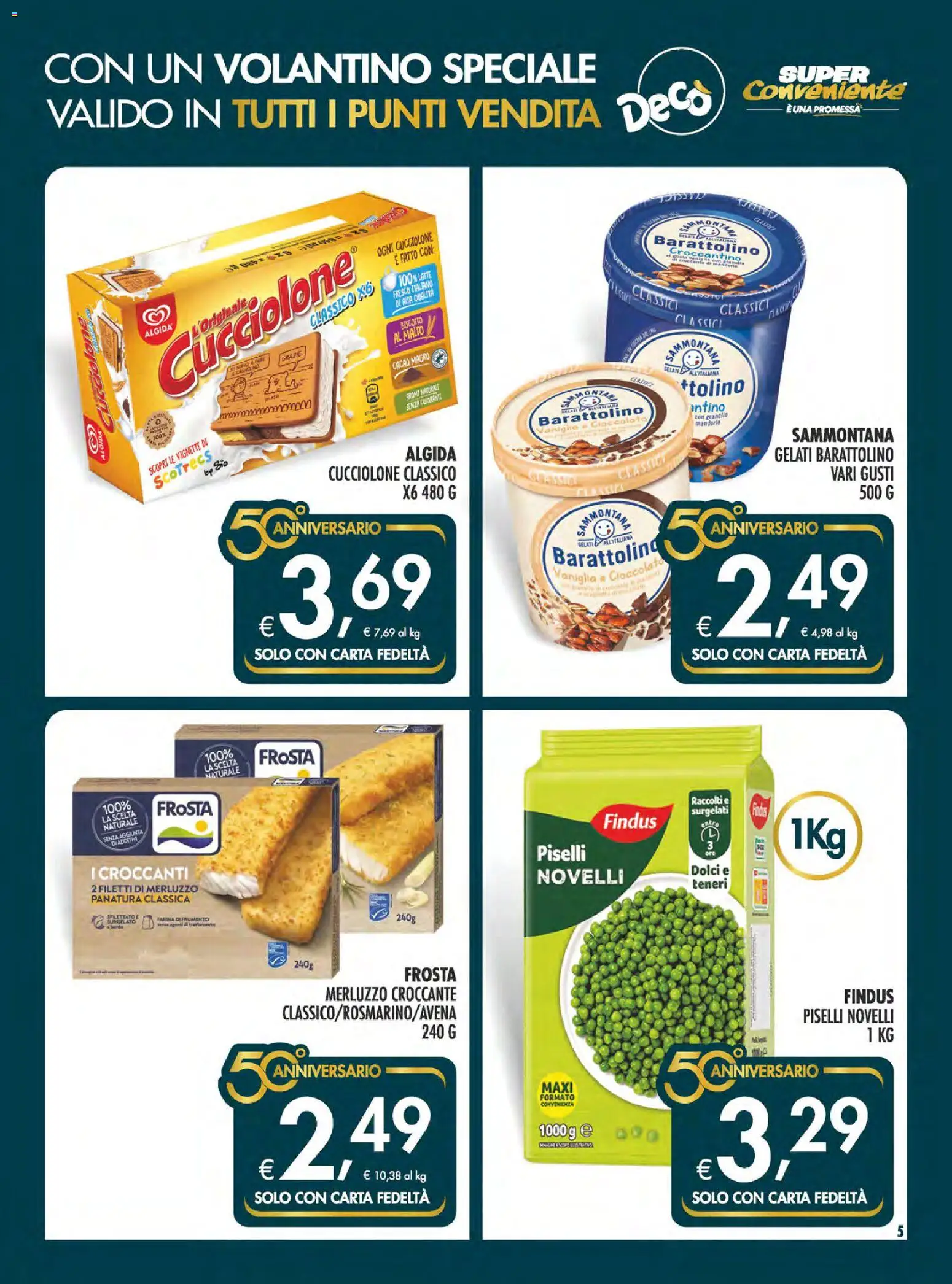 Volantino Decò del 07.05.2026 | Pagina: 5 | Prodotti: Cioccolato, Latte, Farina, Cacao