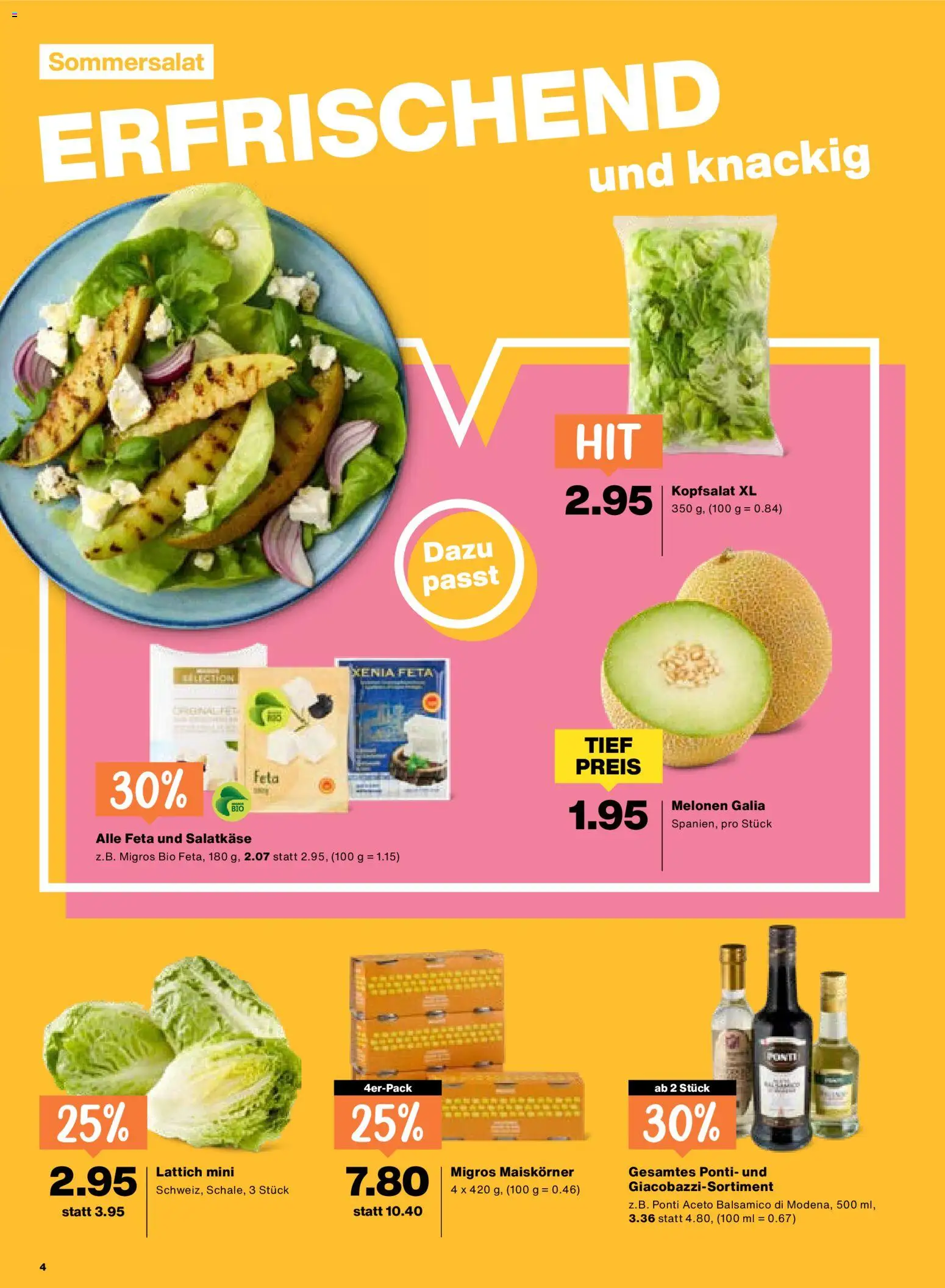 Migros aktionen – gültig ab 13.08.2026 | Seite: 4 | Produkte: Feta, Balsamico