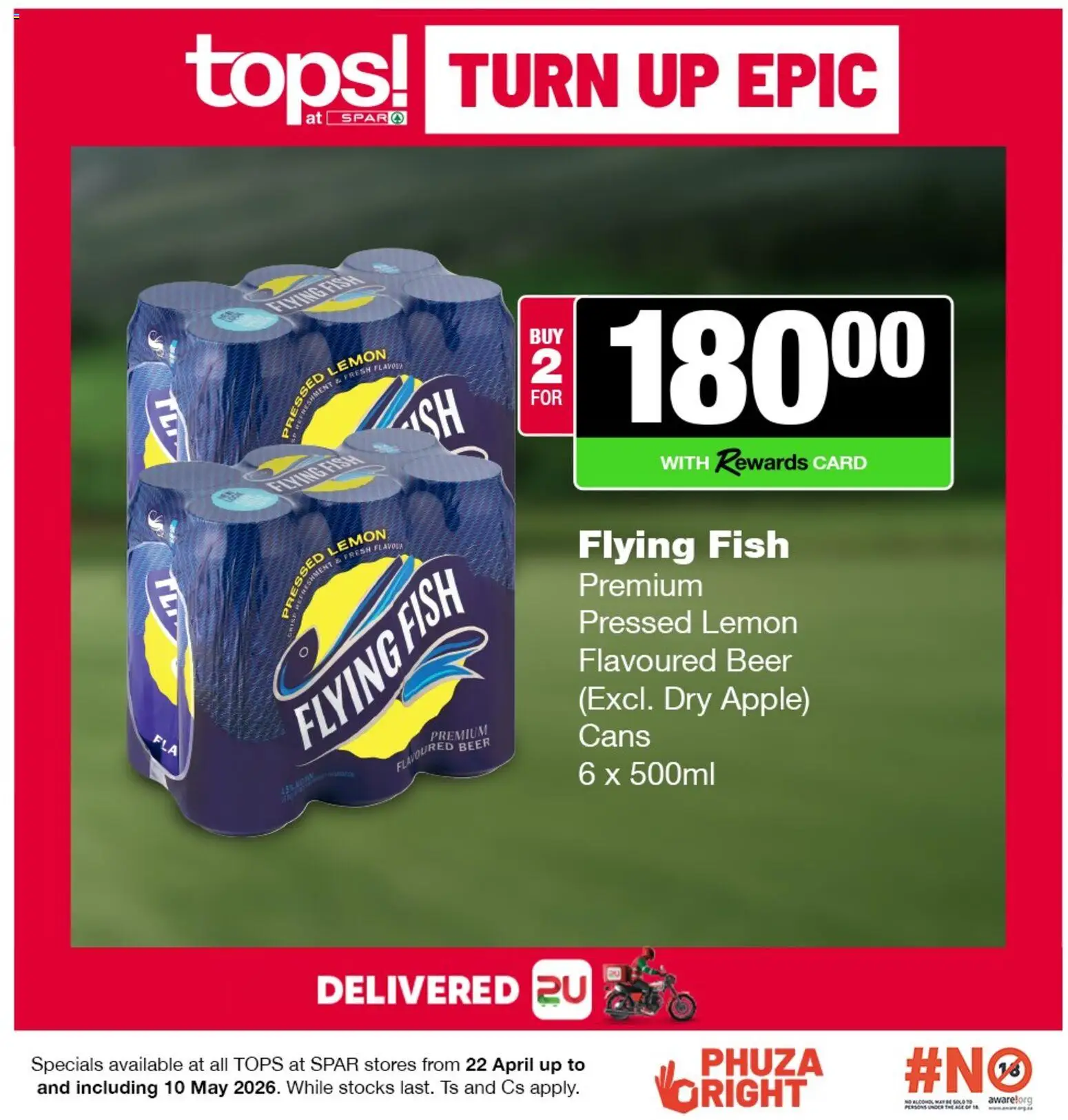 New Tops at Spar catalogue – valid from 22.04.2026 | Page: 20 | Products: Beer, Fish, Lemon