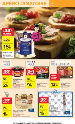 Carrefour - Prévisualisation de Le Plateau Raclette PETITGAS, Jambon de Vendée, Bacon, Rosette, Coppa, lot de 2 x 300 g + 300 g offerts. valide à partir de 29/09/2026 | Page: 44