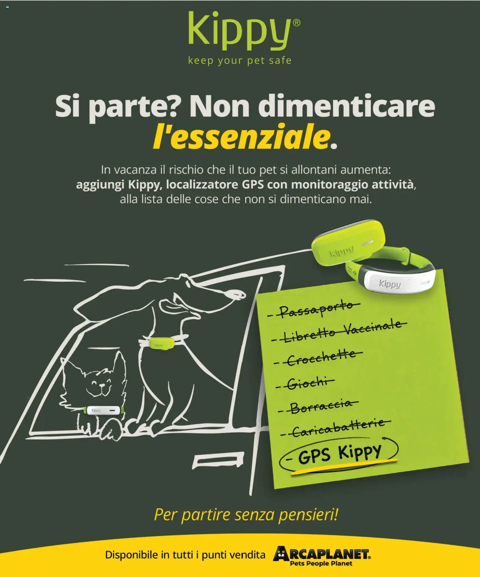 Volantino Arcaplanet del 17/08/2026 | Pagina: 24 | Prodotti: Crocchette, Borraccia, Caricabatterie