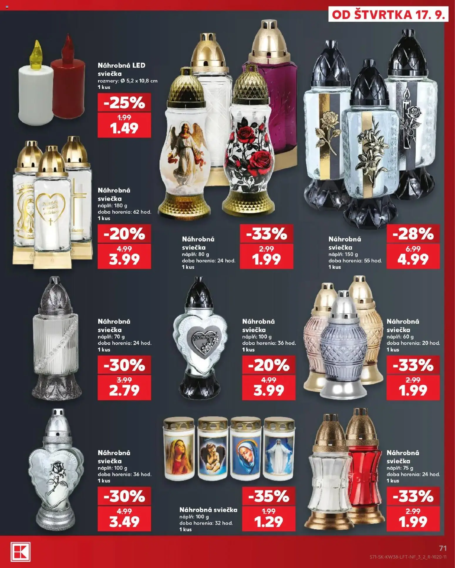 Kaufland SK akciós ujság - amely érvényes a következő dátumtól: 2026.09.17. | Oldal: 71 | Termékek: LED