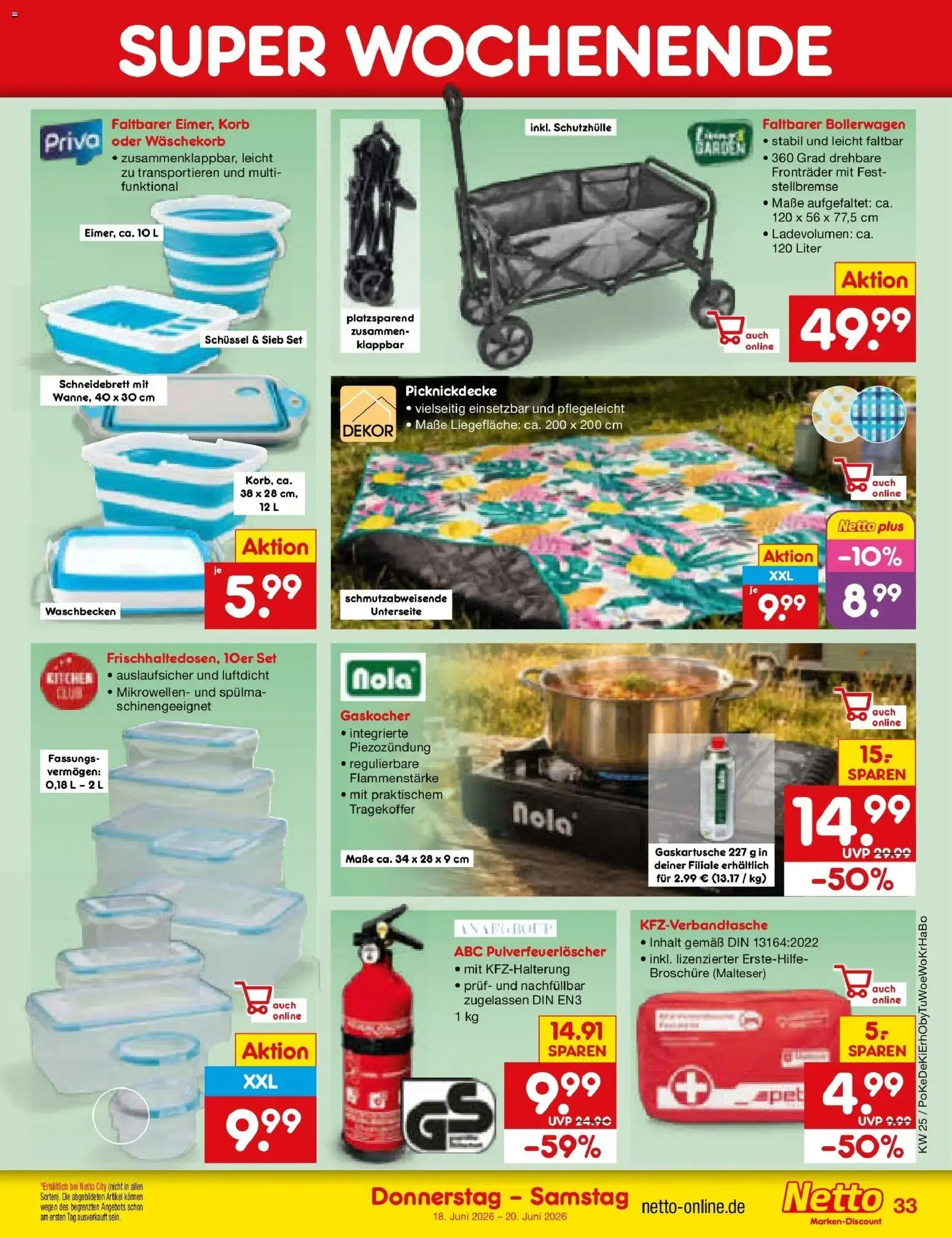 Netto Marken-Discount Prospekt Gemmingen – gültig ab 14.06.2026 | Seite: 45 | Produkte: Waschbecken, Korb