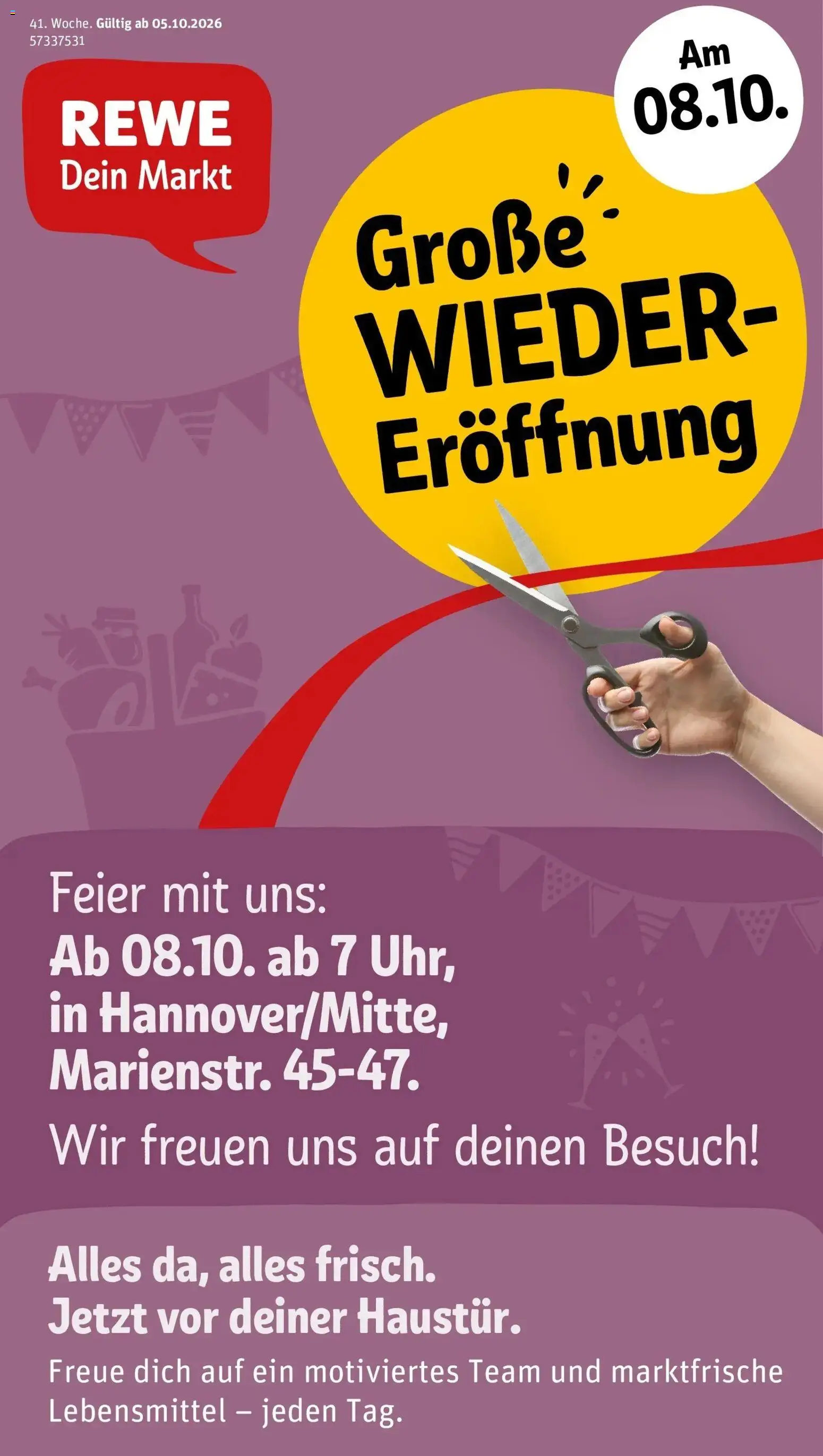 REWE Prospekt ab 05.10.2026 zum Blättern » Angebote | Seite: 1