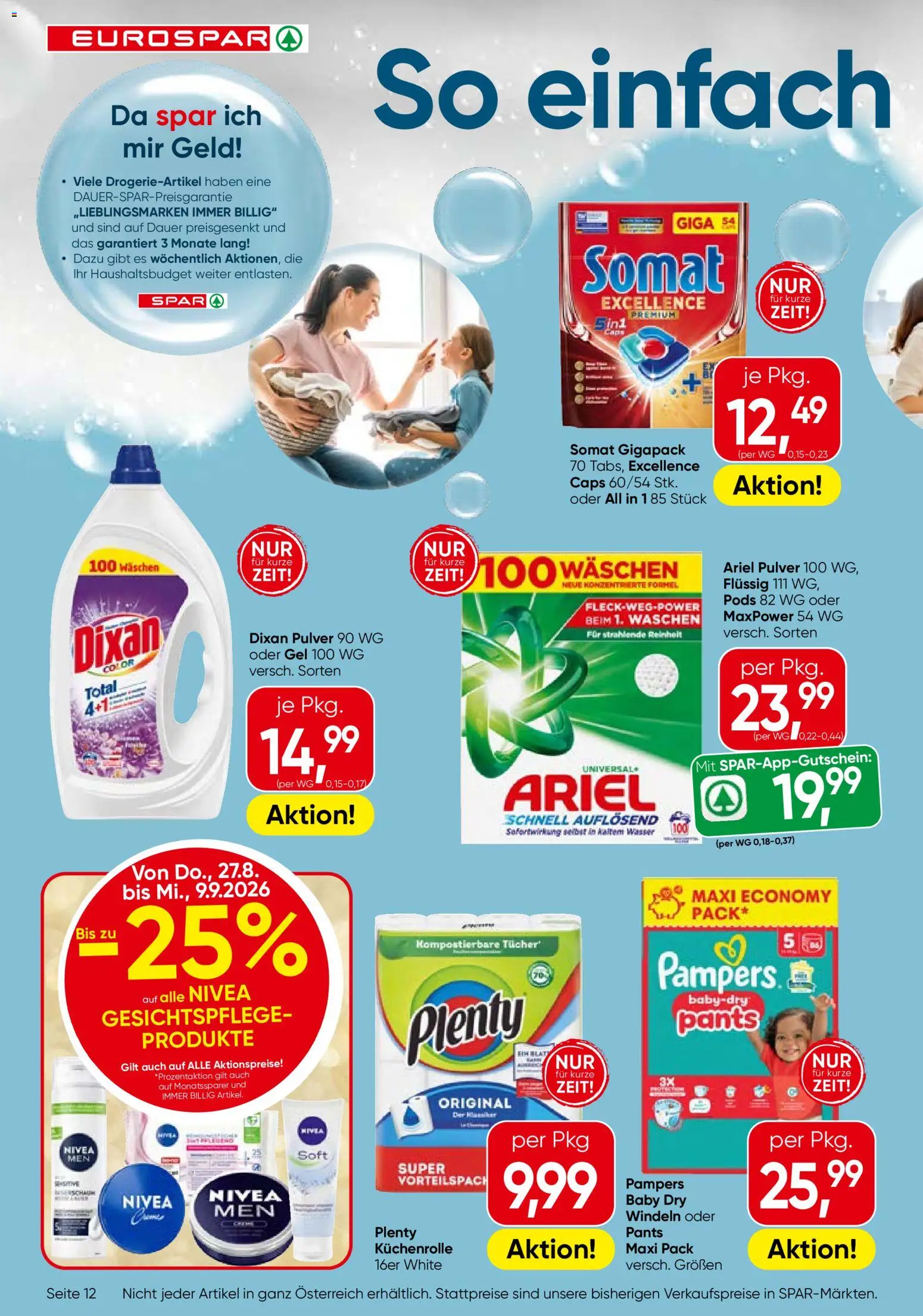 Eurospar Flugblatt gültig ab 27.08.2026 | Seite: 12