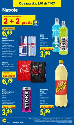 Pogląd oferty "RED BULL Napój energetyczny, 250 ml różne rodzaje" - ważna od 09.07.2026 | Strona: 68 | Produkty: Malina, Red bull, Napoje