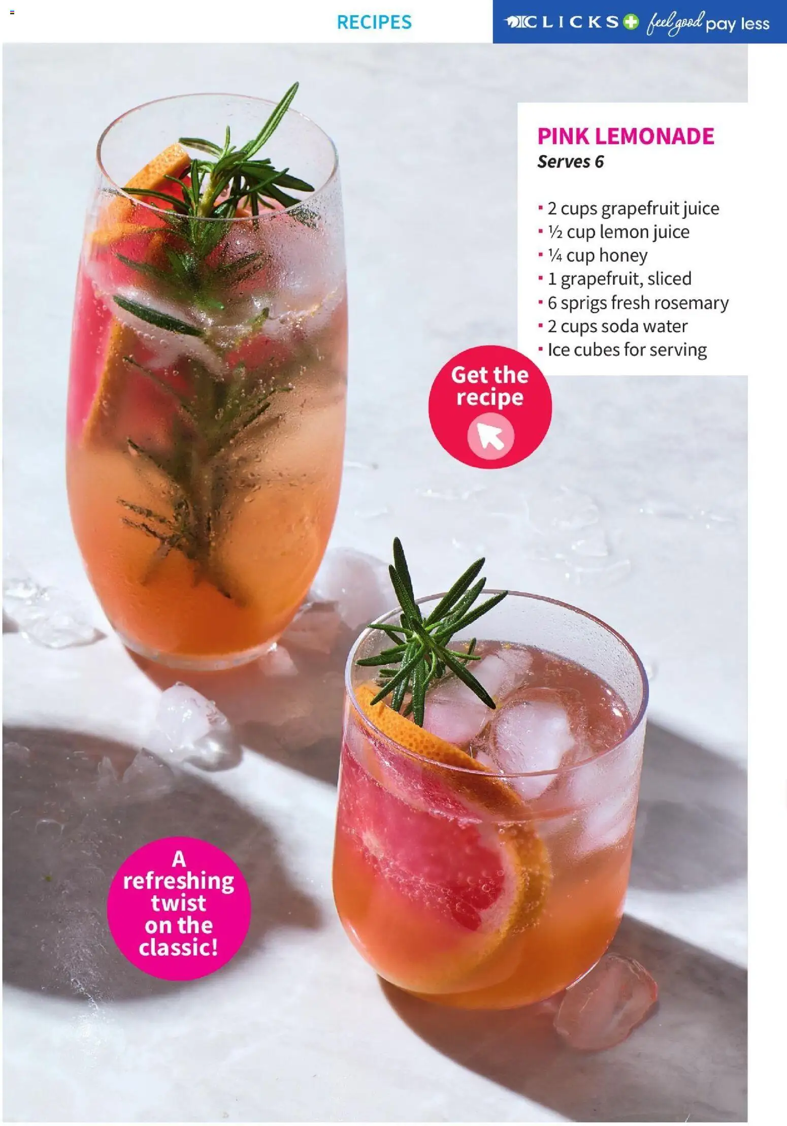 New Clicks catalogue – valid from 01/10/2026 | Page: 111 | Products: Lemonade, Juice, Grapefruit, Lemon