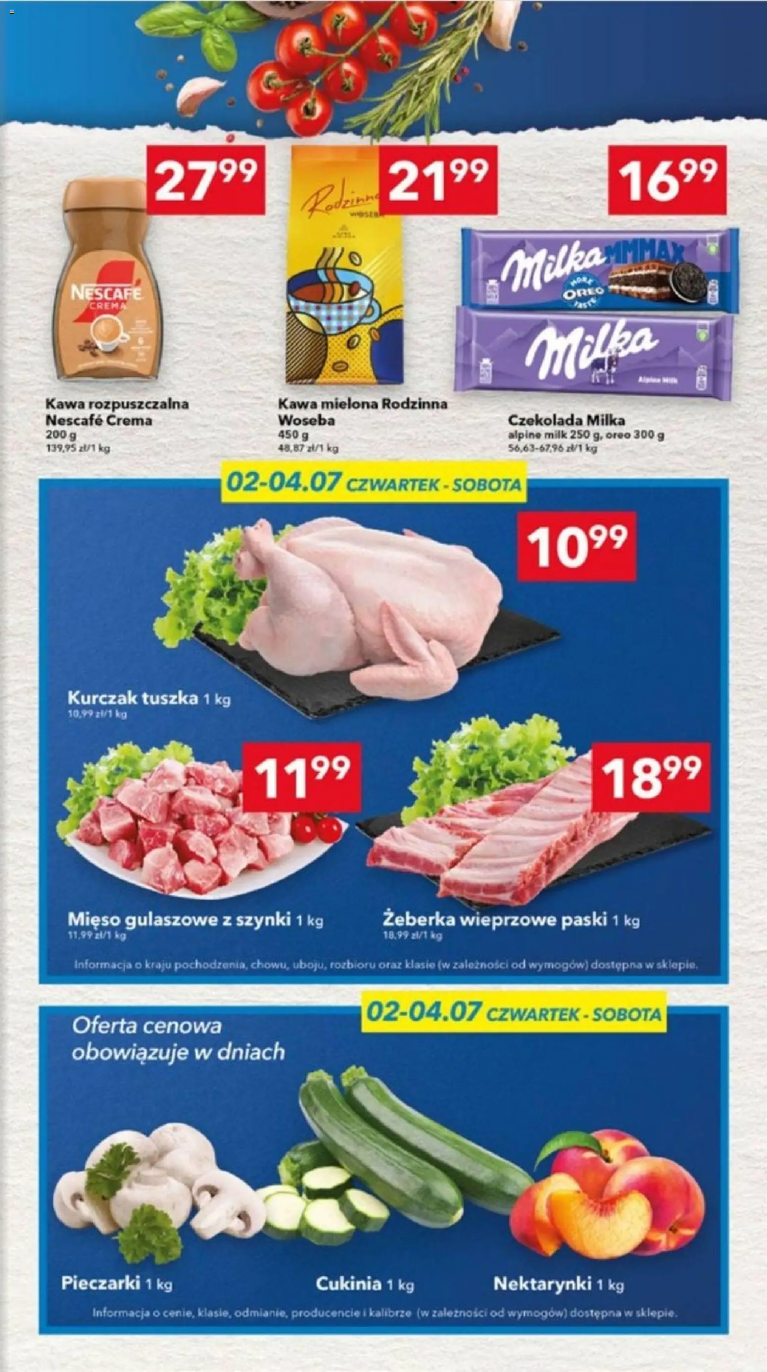 Lewiatan gazetka - Lublin od 02.07.2026 | Strona: 3 | Produkty: Mięso, Czekolada milka, Milka, Kawa