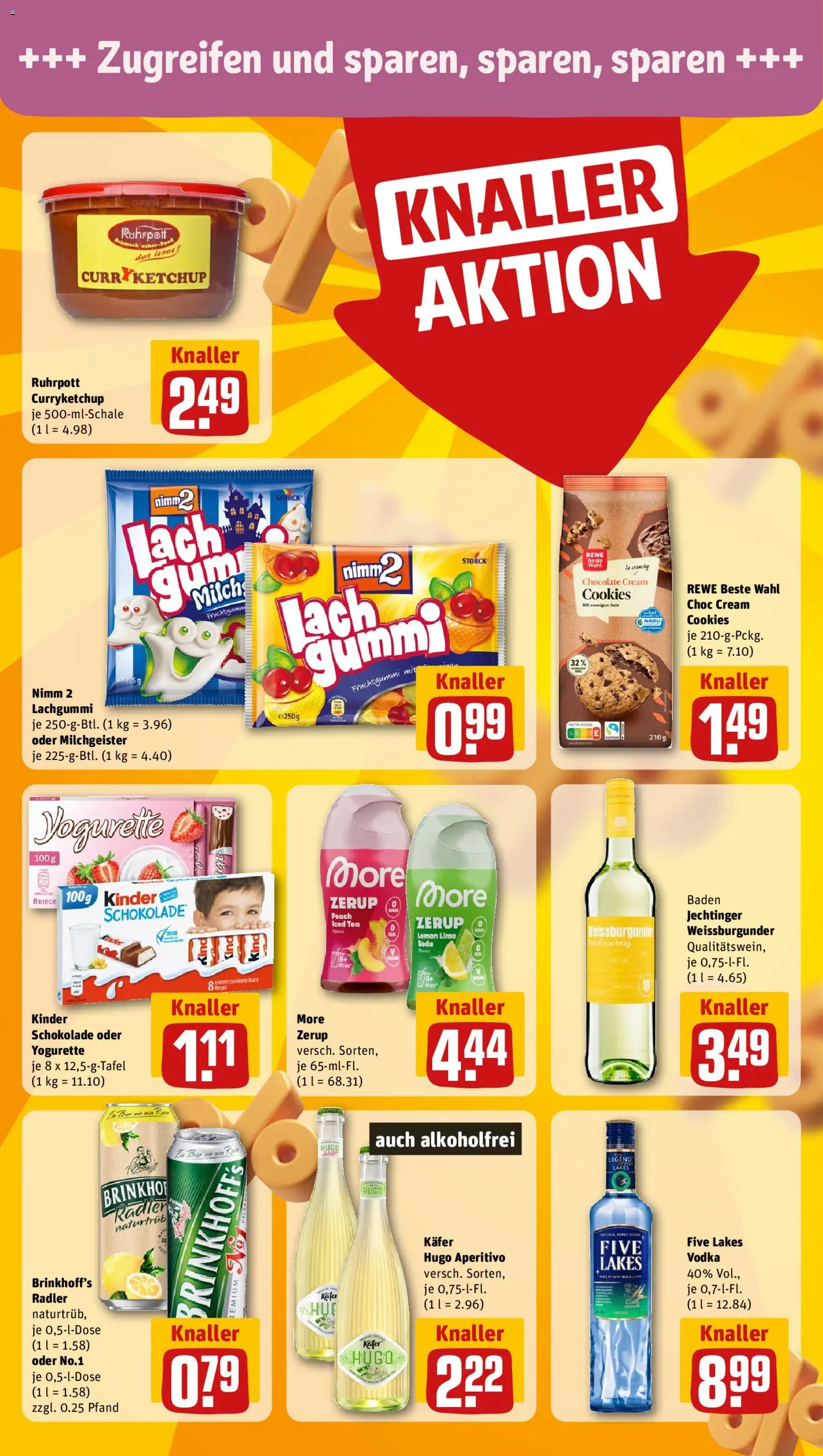 Rewe ihr Kaufpark Prospekt – gültig ab 20.07.2026 | Seite: 14 | Produkte: Milch, Yogurette, Vodka, Hugo
