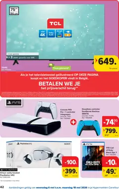 Carrefour folder week 19 - Voorbeeld van een folder van Carrefour, geldig van 06.05.2026 | Pagina: 42 | Producten: Playstation, Audio