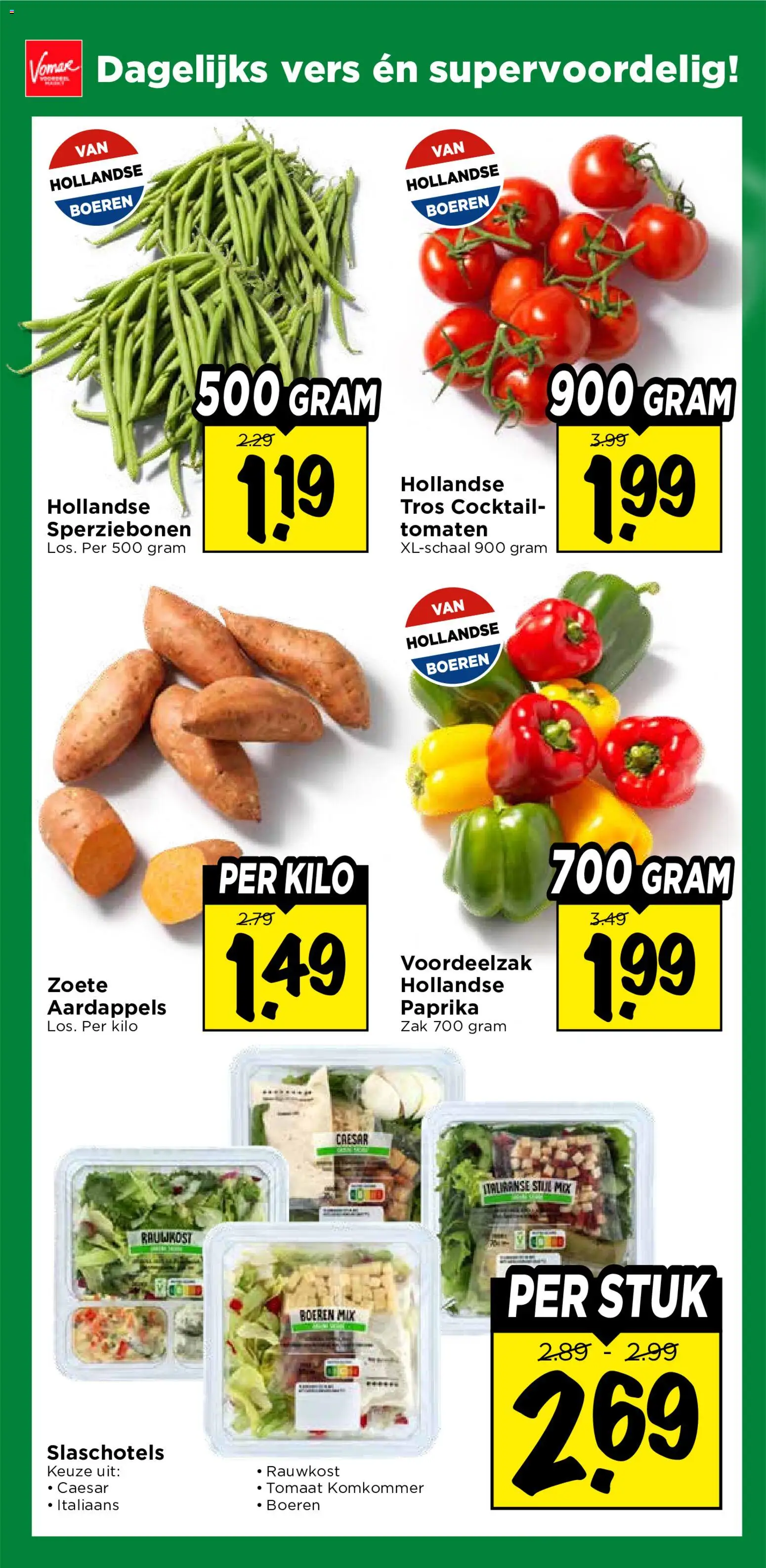 {H1} | Pagina: 17 | Producten: Tomaat, Komkommer, Zak, Kész piskótalap