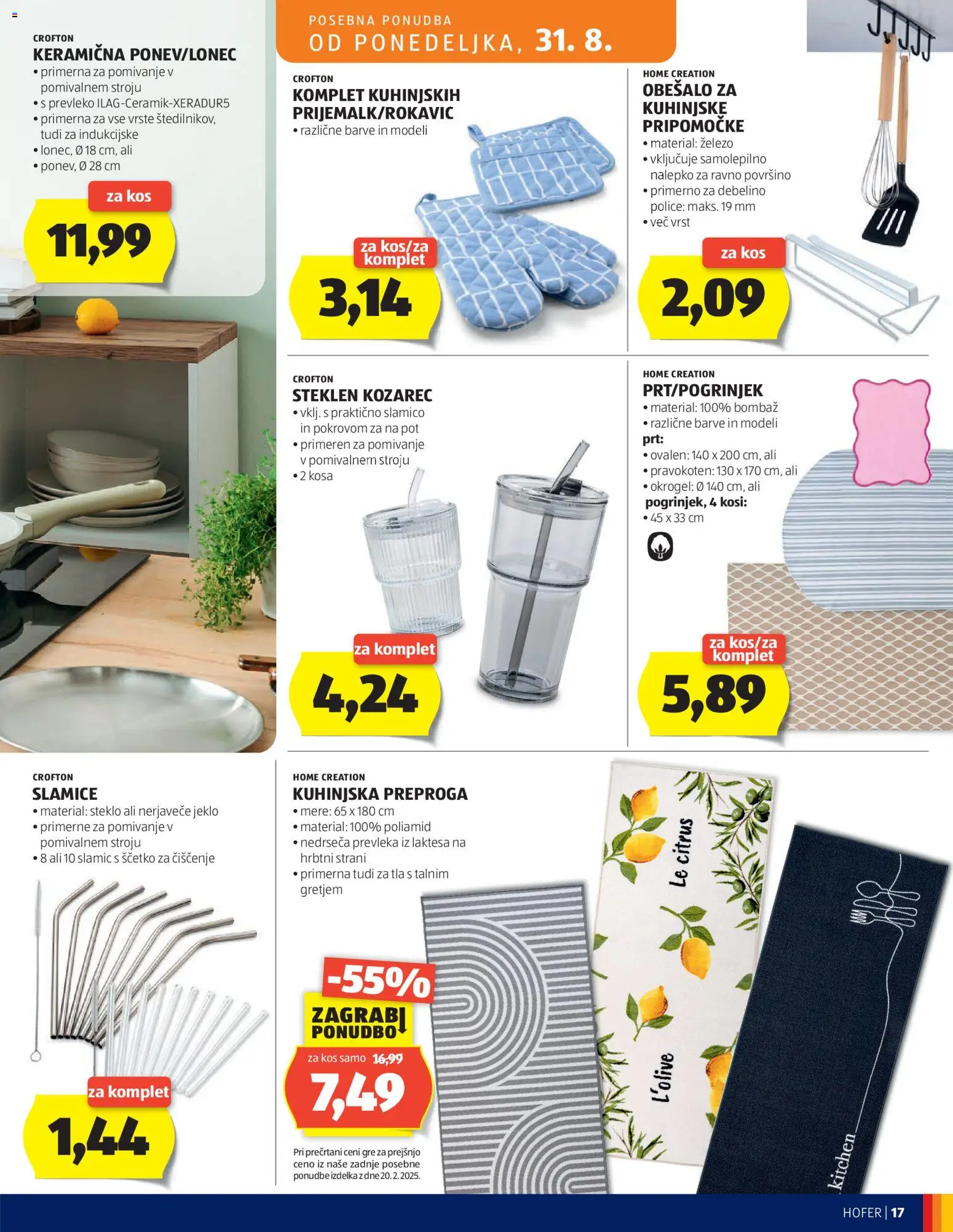 Hofer SI katalog | vrijedi od 26.08.2026 | Stranica: 17