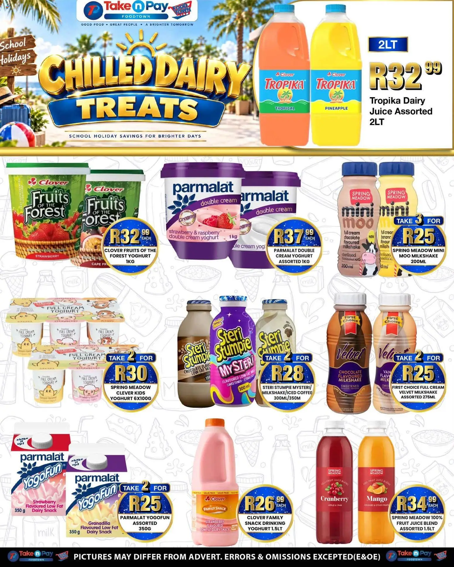 New Take n Pay catalogue – valid from 28/09/2026 | Page: 8 | Products: Milk, Cream, Fruit, Forest fruits