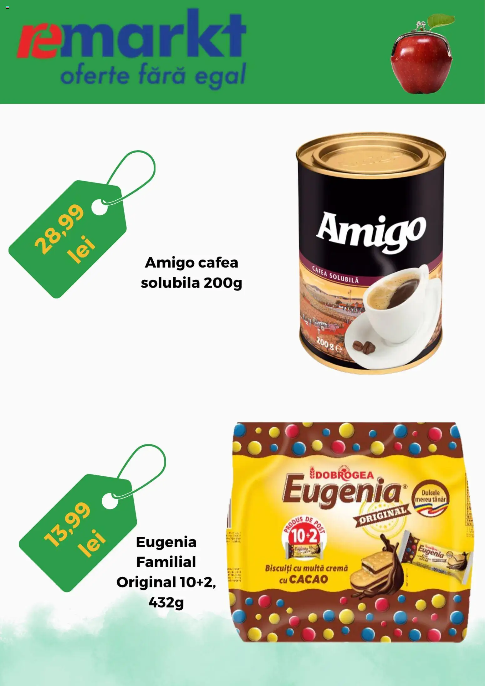 Noul catalog Remarkt – valabil de la 01.05.2026 | Pagină: 3 | Produse: Cremă, Cafea, Cacao, Biscuiți