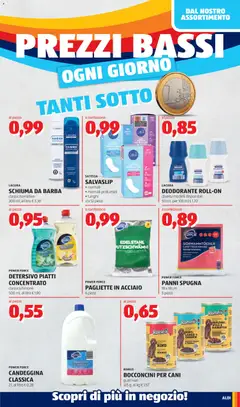 Anteprima del volantino SCHIUMA DA BARBA, classic/sensitive, 300 ml, al litro € 3,30 valido a partire dal 22.06.2026 | Pagina: 7 | Prodotti: Spugna, Schiuma da barba, Manzo, Carote