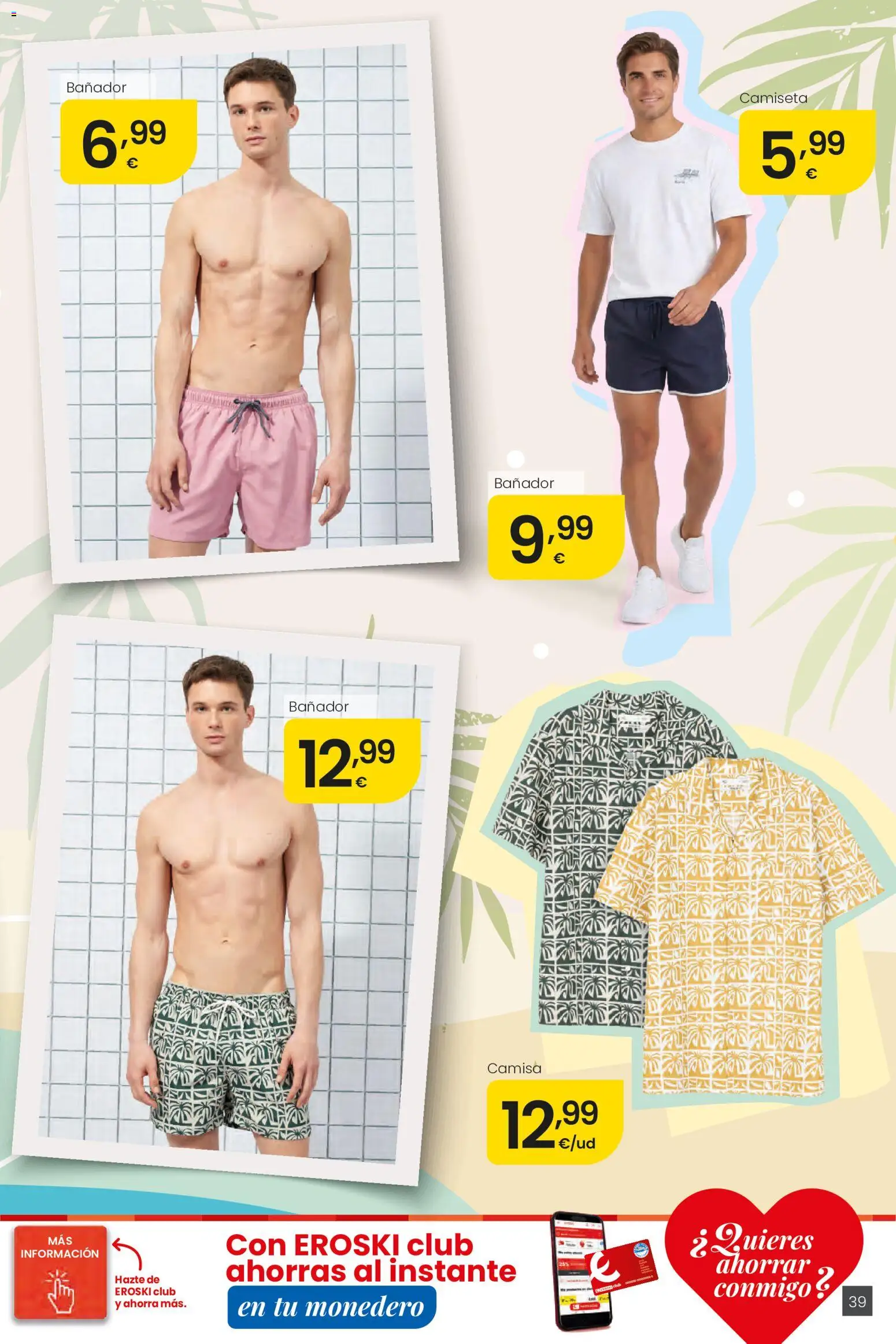 Eroski Ofertones de verano │ válido desde el 28.05.2026 | Página: 39 | Productos: Camisa