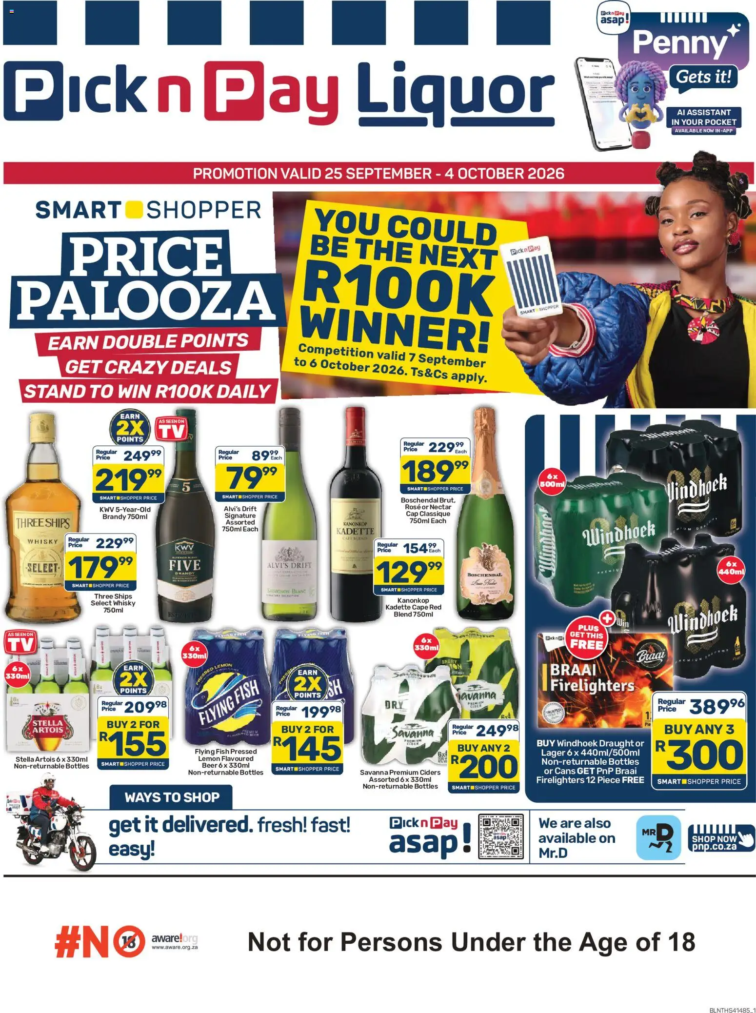 New Pick n Pay catalogue – valid from 25/09/2026 | Page: 1 | Products: Cider, Beer, Fish, Lemon