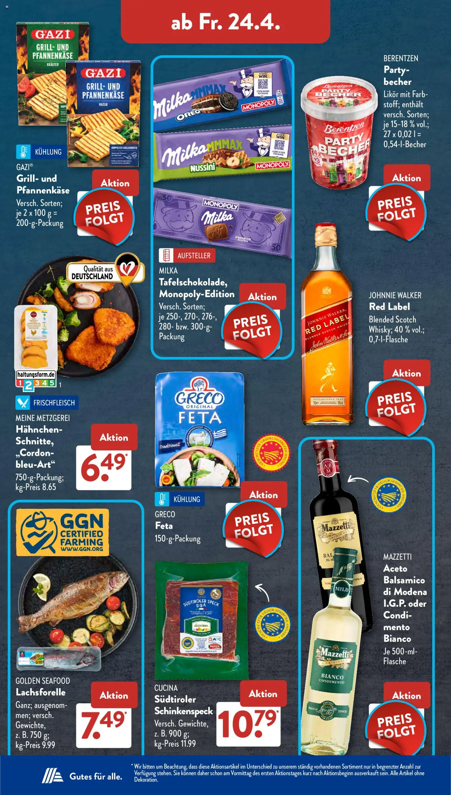 Aldi Süd Prospekt 	 – gültig ab 20.04.2026 | Seite: 16 | Produkte: Feta, Balsamico, Likör, Johnnie walker
