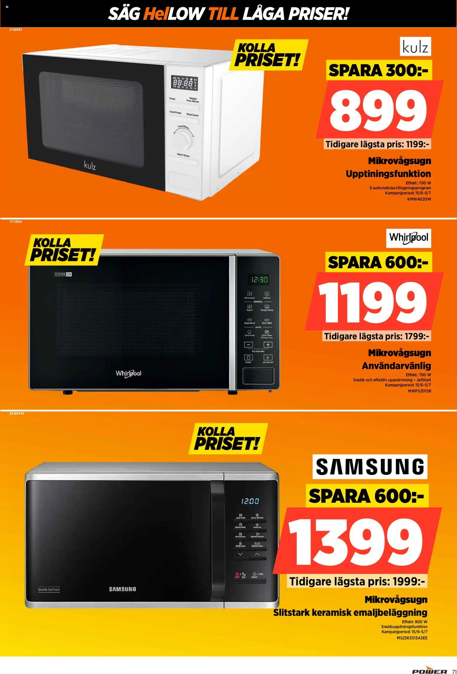 Power reklamblad aktuell från 29/06/2026 | Sida: 71