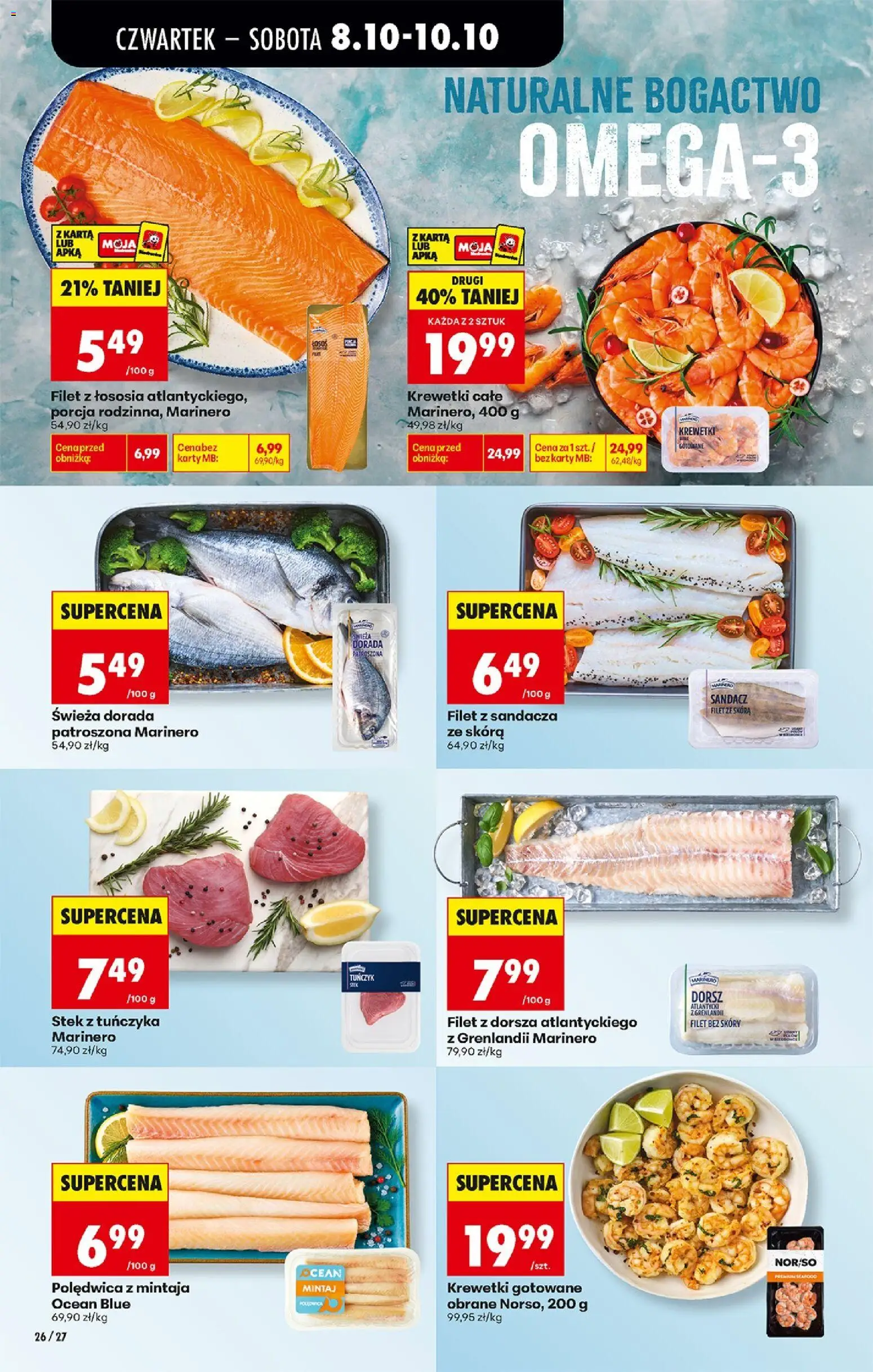 Biedronka Polsko leták - Codziennie niskie ceny od 08.10.2026 | Strana: 38 | Produkty: Filet, Karty