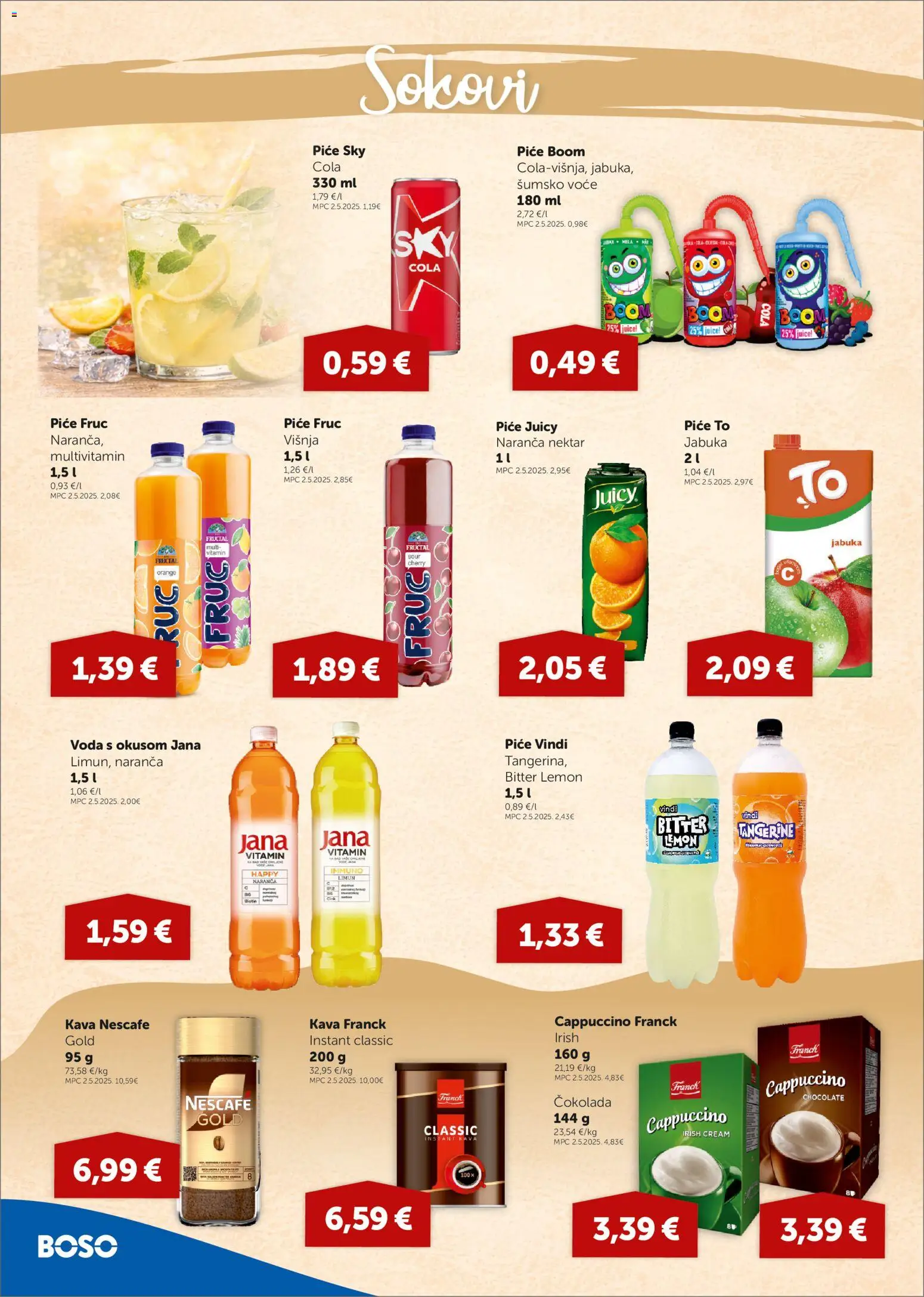 Boso katalog | vrijedi od 04.06.2026 | Stranica: 10 | Proizvodi: Šumsko voće, Nescafe, Kava, Limun