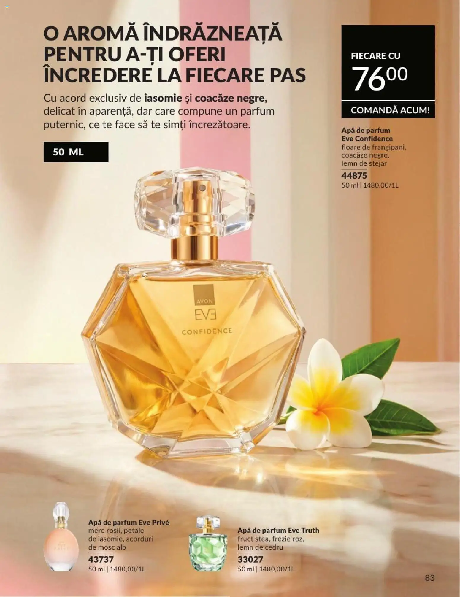 Noul catalog Avon – valabil de la 01.08.2026 | Pagină: 83 | Produse: Apă de parfum, Parfum, Mere, Apă