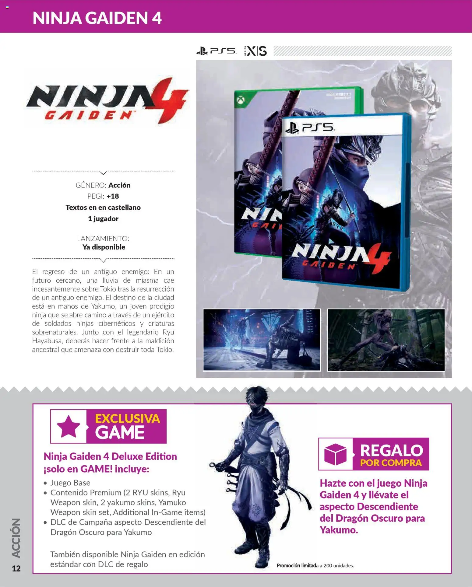Game folleto │ válido desde el 03/12/2025 | Página: 12 | Productos: Jugador