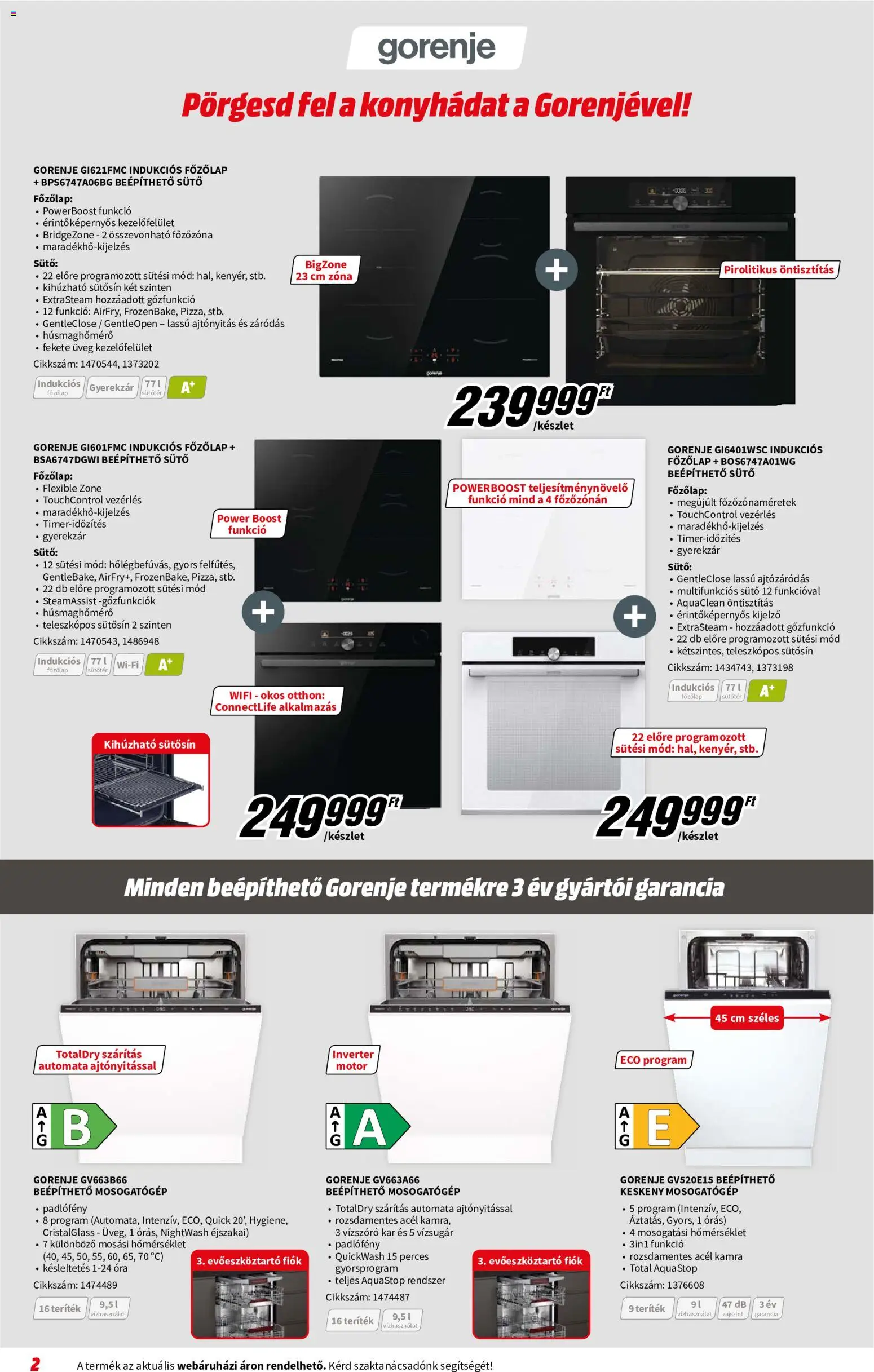 Media Markt akciós ujság - amely érvényes a következő dátumtól: 2026.07.08. | Oldal: 2 | Termékek: Főzőlap, Mosogatógép, Indukciós főzőlap, Óra