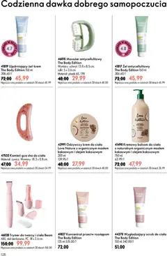 Pogląd oferty "Oriflame Katalog 10 2026" - ważna od 08.07.2026 | Strona: 128 | Produkty: Rolki, Body, Krem do ciała, Krem