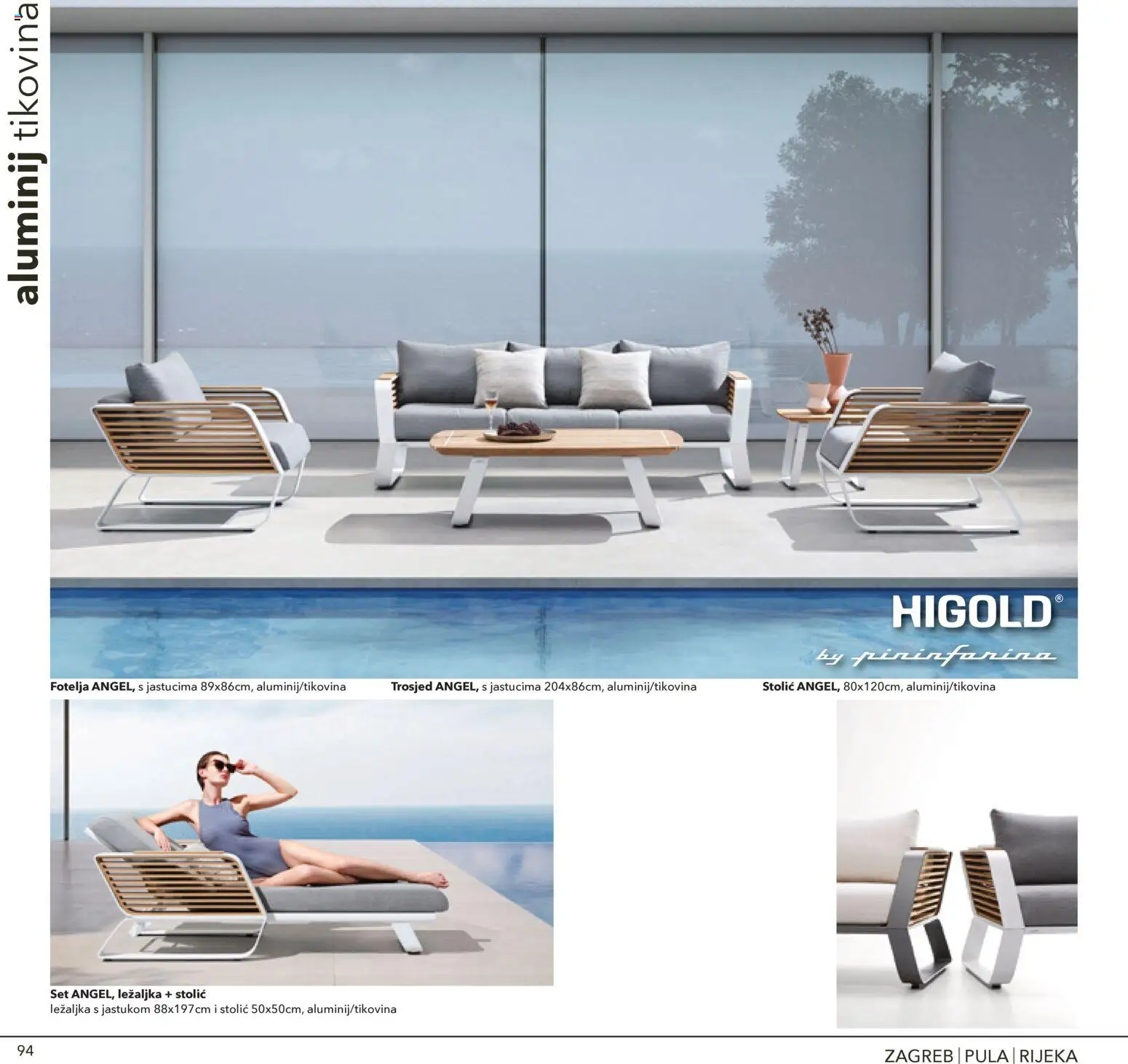 Harvey Norman katalog | vrijedi od 07.04.2026 | Stranica: 94 | Proizvodi: Trosjed, Fotelja, Ležaljka, Stolić