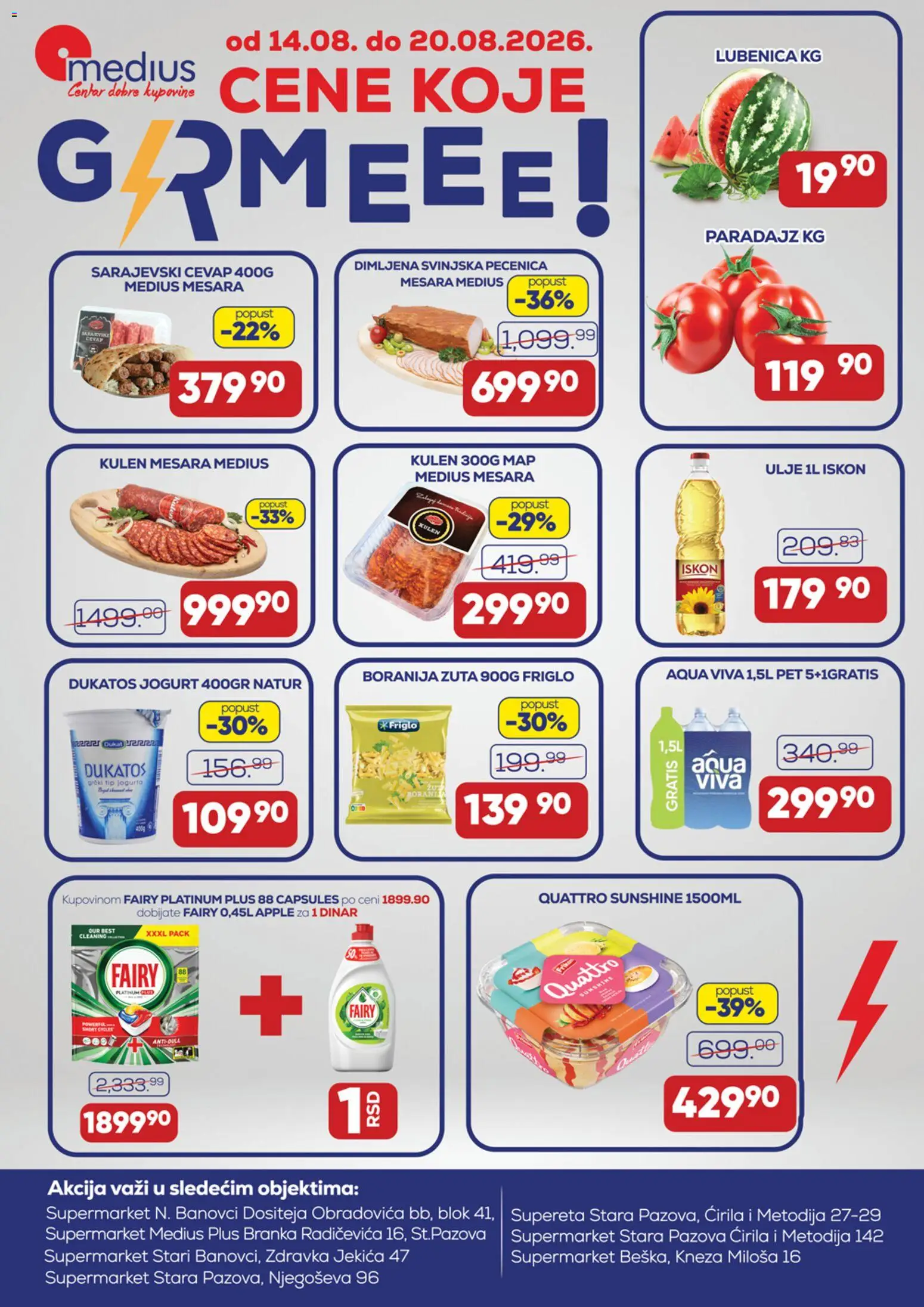 Medius katalog - važi od 14.08.2026 | Strana: 1 | Proizvode: Boranija, Lubenica, Dukatos, Paradajz