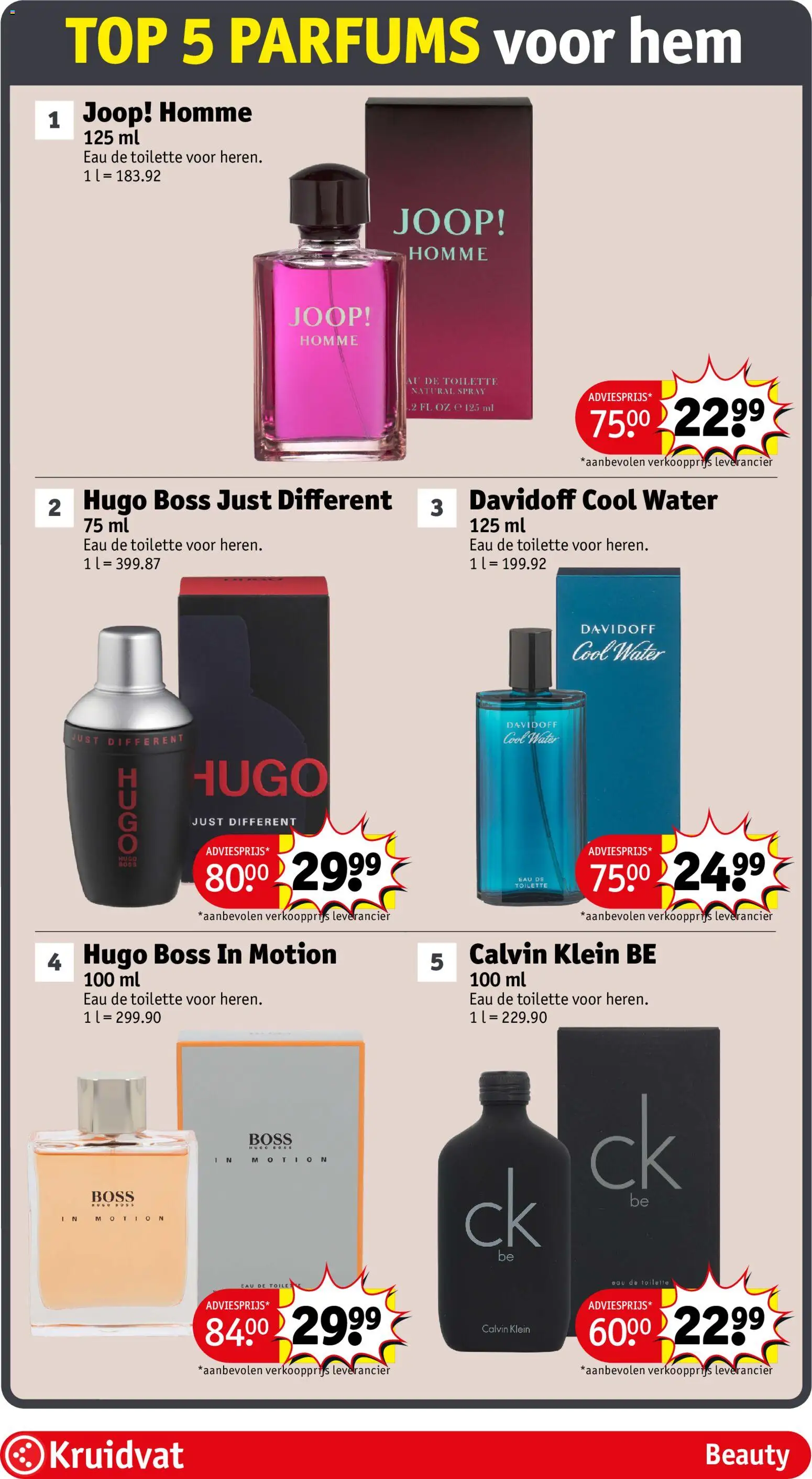 {H1} | Pagina: 21 | Producten: Parfums, Eau de toilette, Water