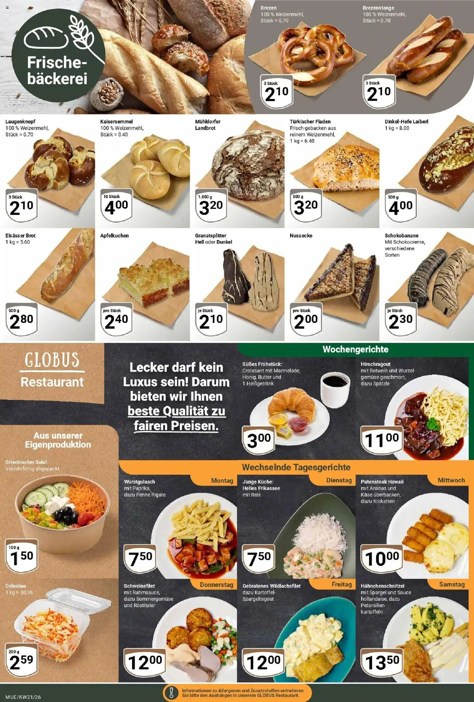 Globus Prospekt Mühldorf – gültig ab 17.05.2026 | Seite: 5 | Produkte: Küche, Spargel, Croissant, Kartoffeln
