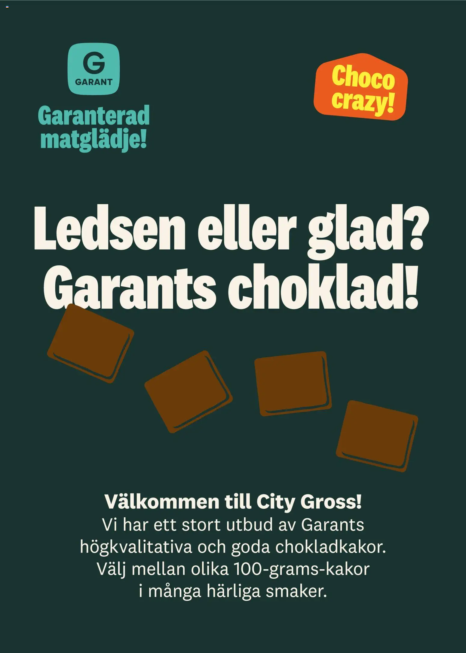 City Gross reklamblad aktuell från 15.06.2026 | Sida: 10 | Produkter: Choklad
