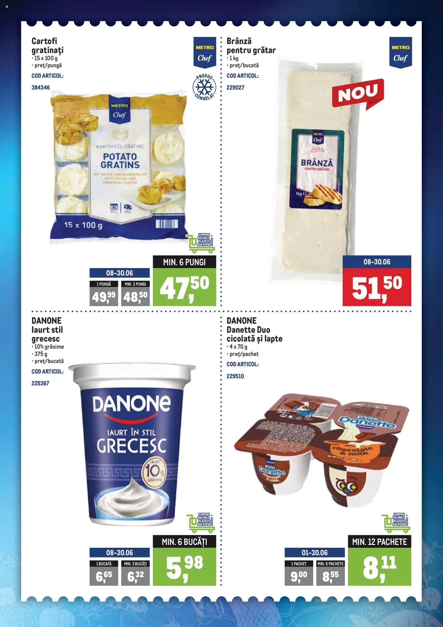 Noul catalog Metro – valabil de la 08.06.2026 | Pagină: 2 | Produse: Pungă, Lapte, Brânză, Cartofi