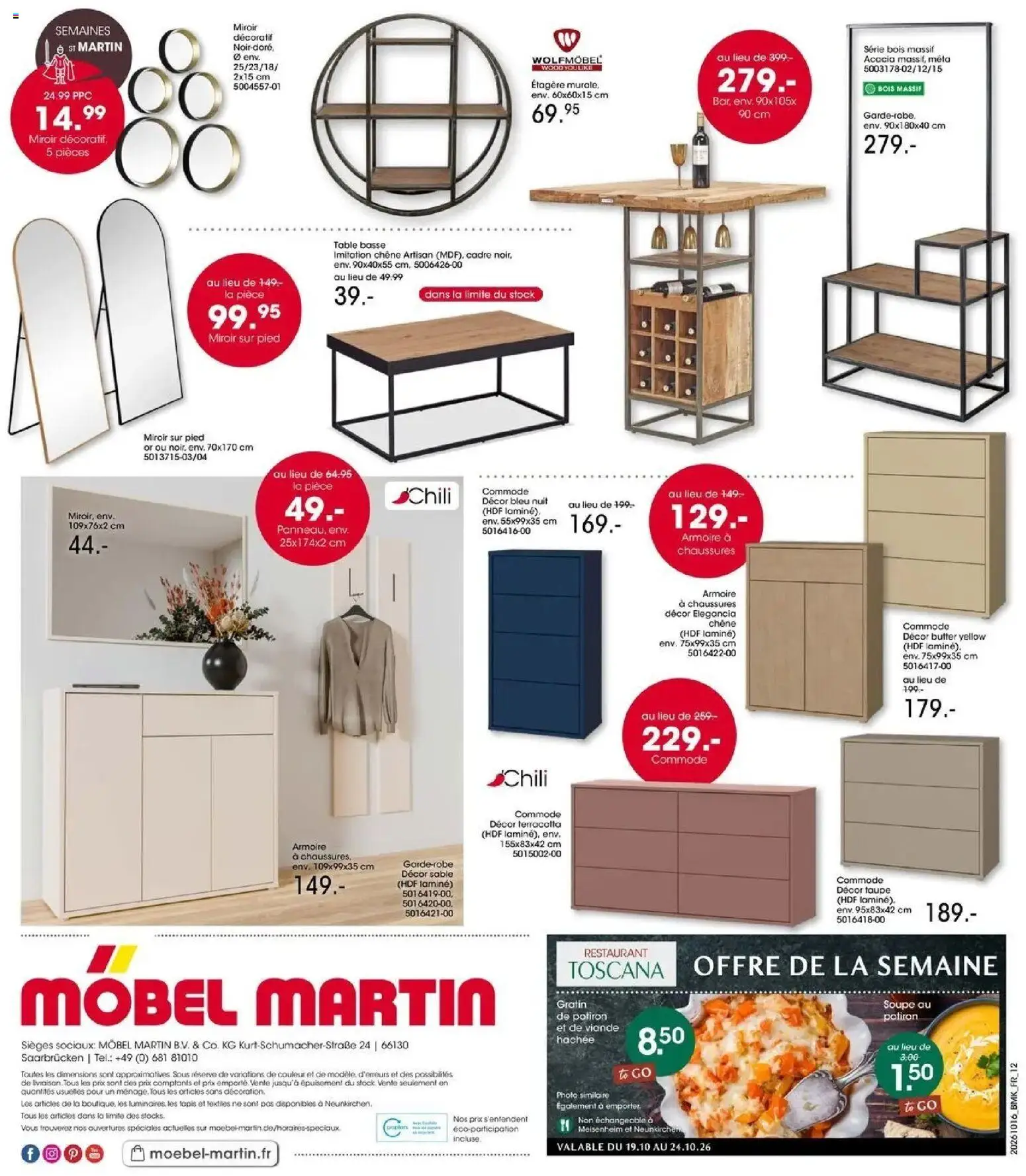 {H1} | Page: 12 | Produits: Chaussures, Commode, Table, Miroir sur pied