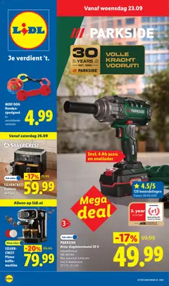 Lidl folder - Non food 39 - Voorbeeld van een folder van Lidl, geldig van 23-09-2026