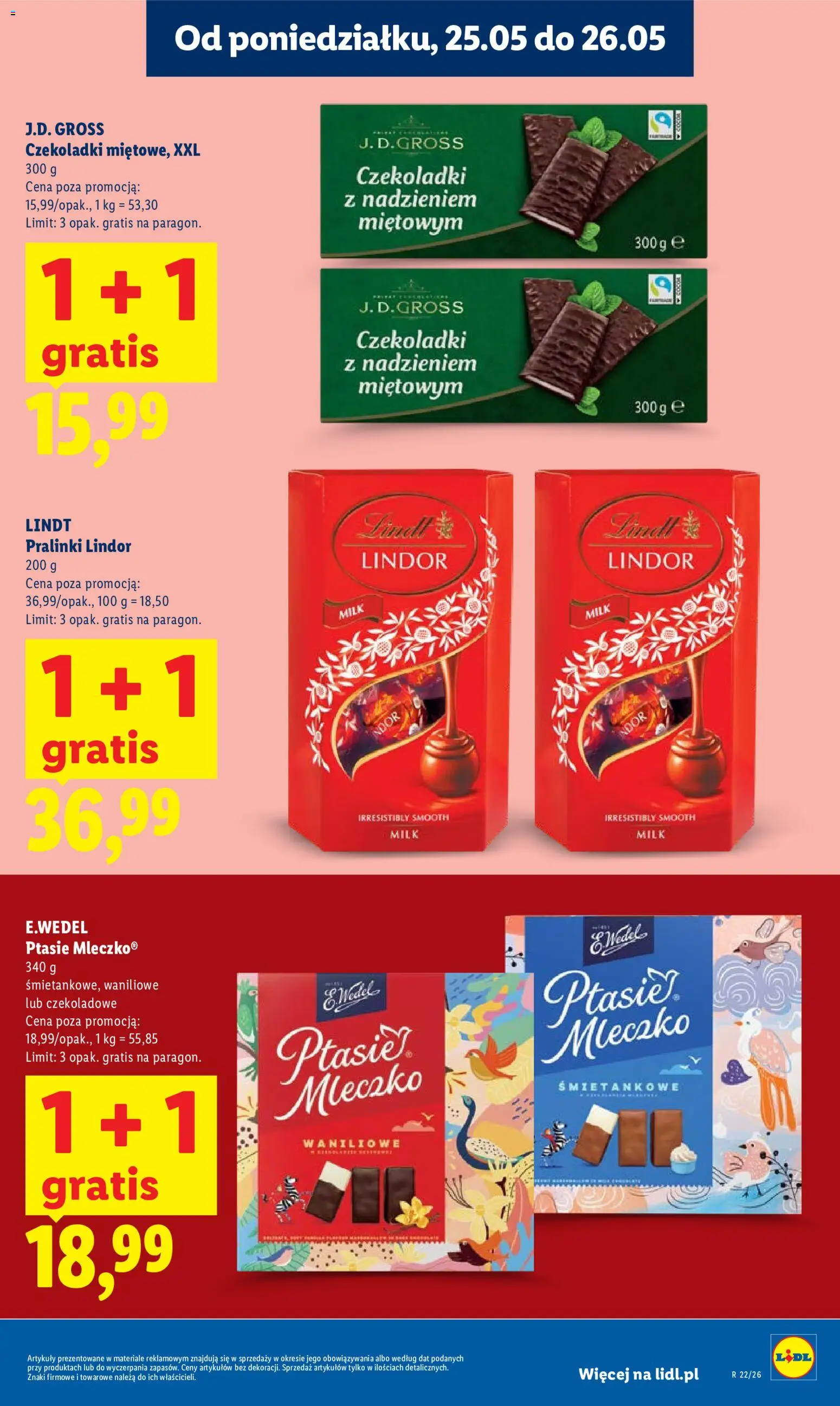 Lidl gazetka od 25.05.2026 | Strona: 9 | Produkty: Czekoladki