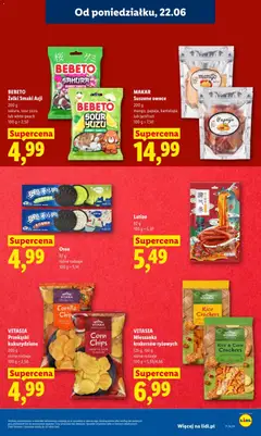 Pogląd oferty "VITASIA , , Przekąski, kukurydziane, 200 g, różne rodzaje, 100 g = 2,50" - ważna od 22.06.2026 | Strona: 49