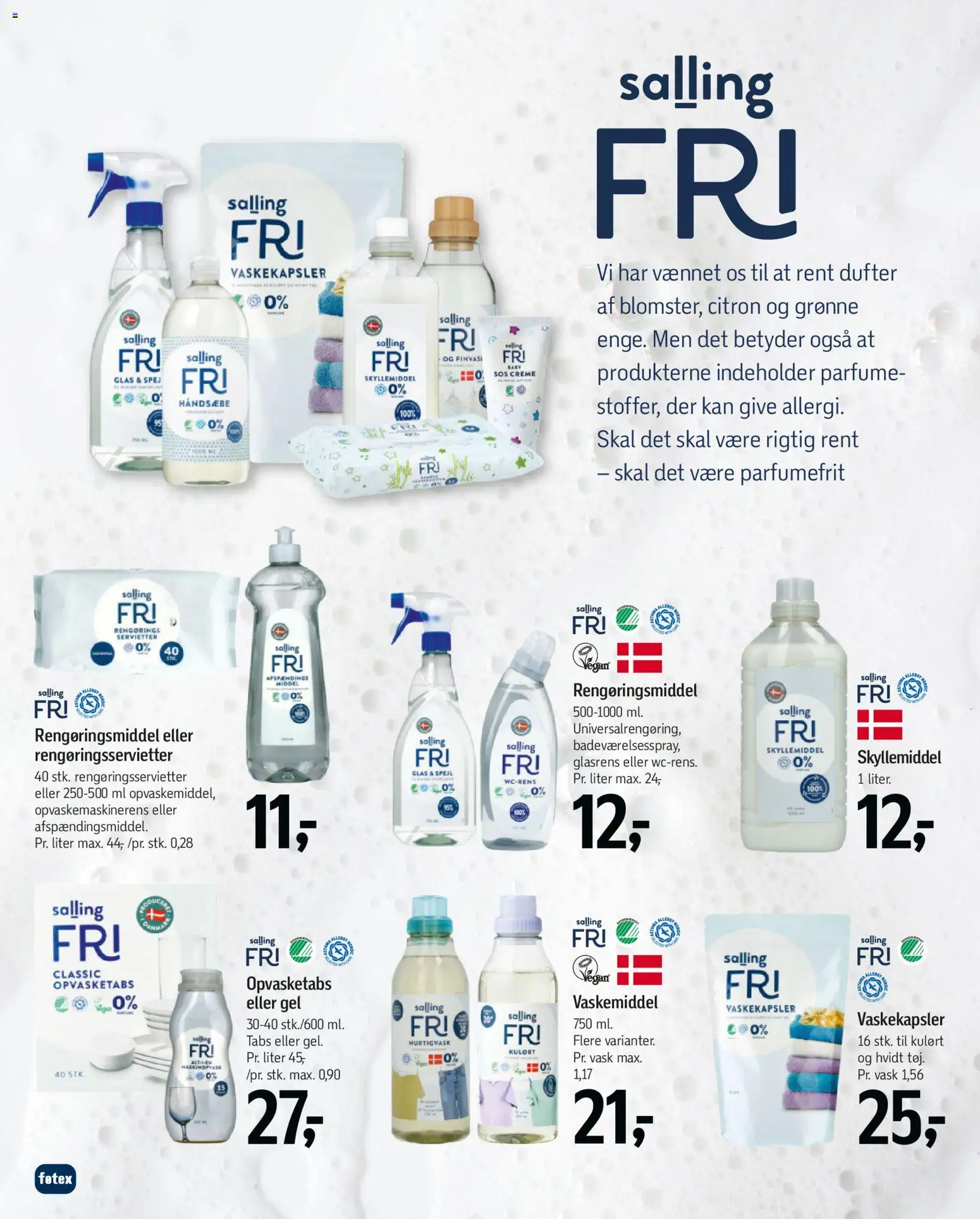Føtex tilbudsavis – gyldig fra 14/08/2026 | Side: 40 | Produkter: Parfume, Creme, Skyllemiddel, Spejl