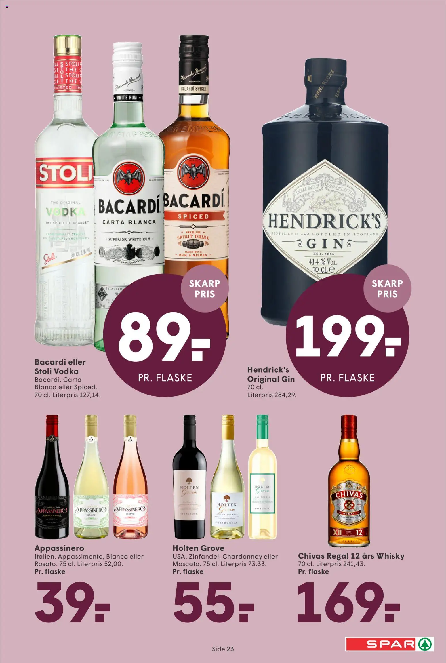 Spar tilbudsavis – gyldig fra 11/09/2026 | Side: 24 | Produkter: Gin, Vodka, Whisky