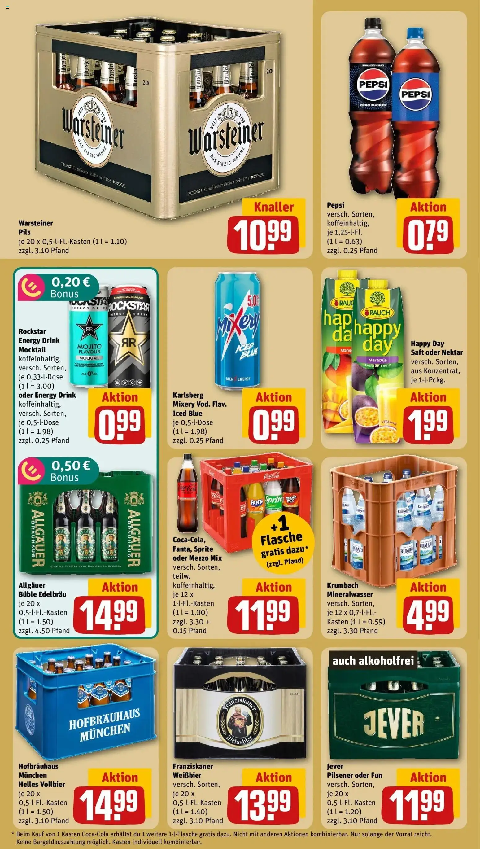 REWE Prospekt ab 12.10.2026 zum Blättern » Angebote | Seite: 20 | Produkte: Fanta, Pils, Mineralwasser, Pepsi