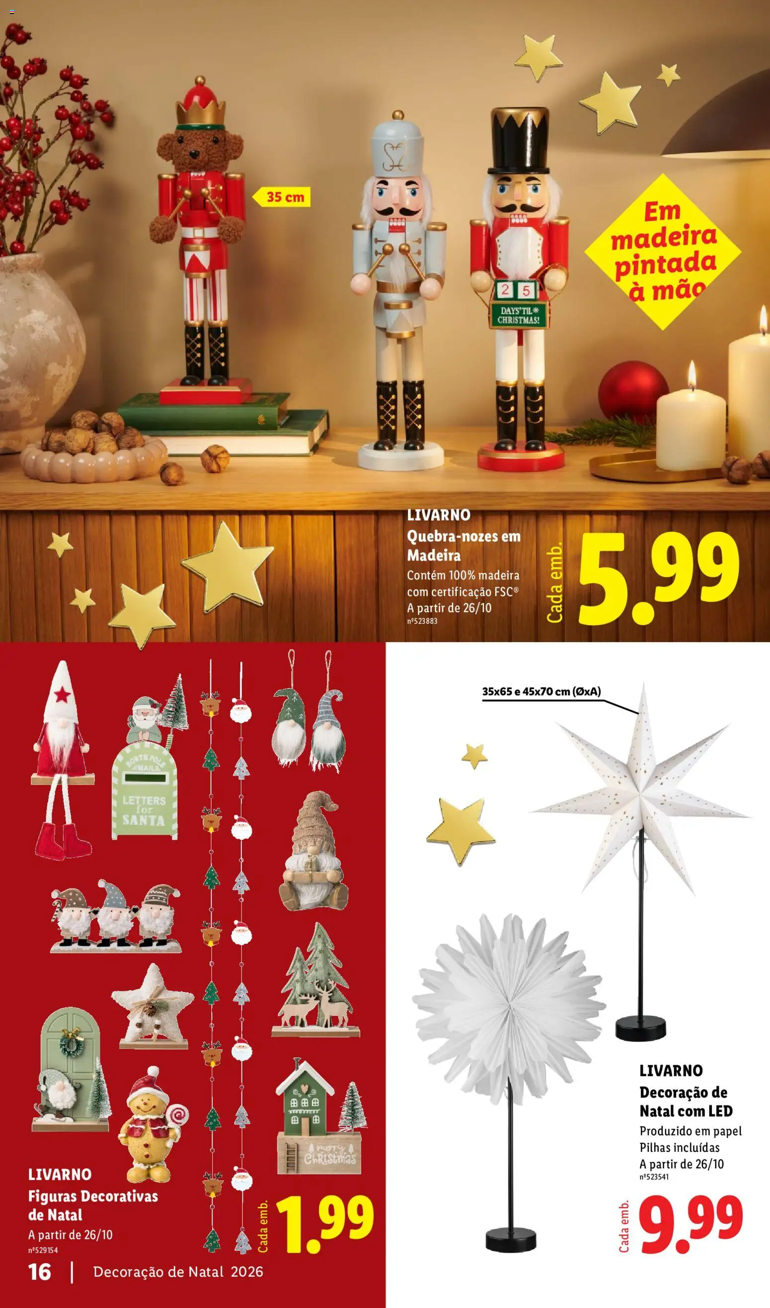 Lidl Folheto Especial Decoração de Natal │ válido de 26/10/2026 | Página: 16