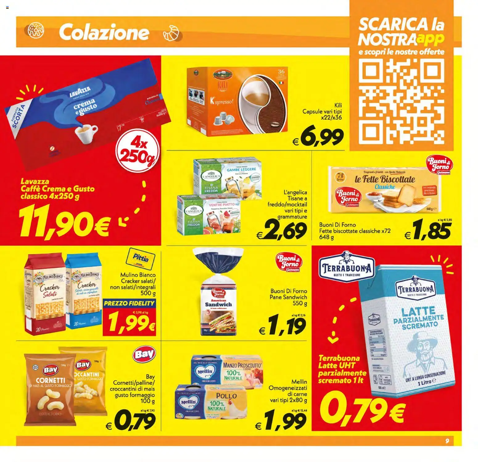Volantino SuperConveniente del 21/08/2026 | Pagina: 9 | Prodotti: Cracker, Carne, Mais, Fette biscottate