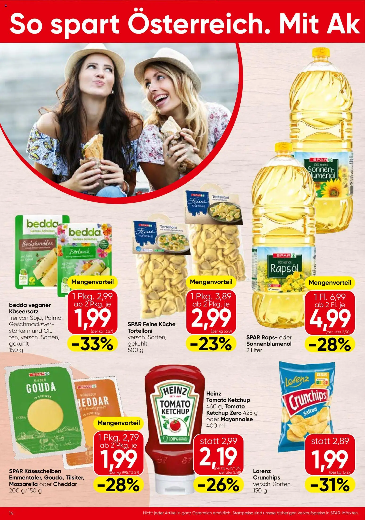 Spar Flugblatt - Wien gültig ab 16.04.2026 | Seite: 14 | Produkte: Ketchup, Mayonnaise