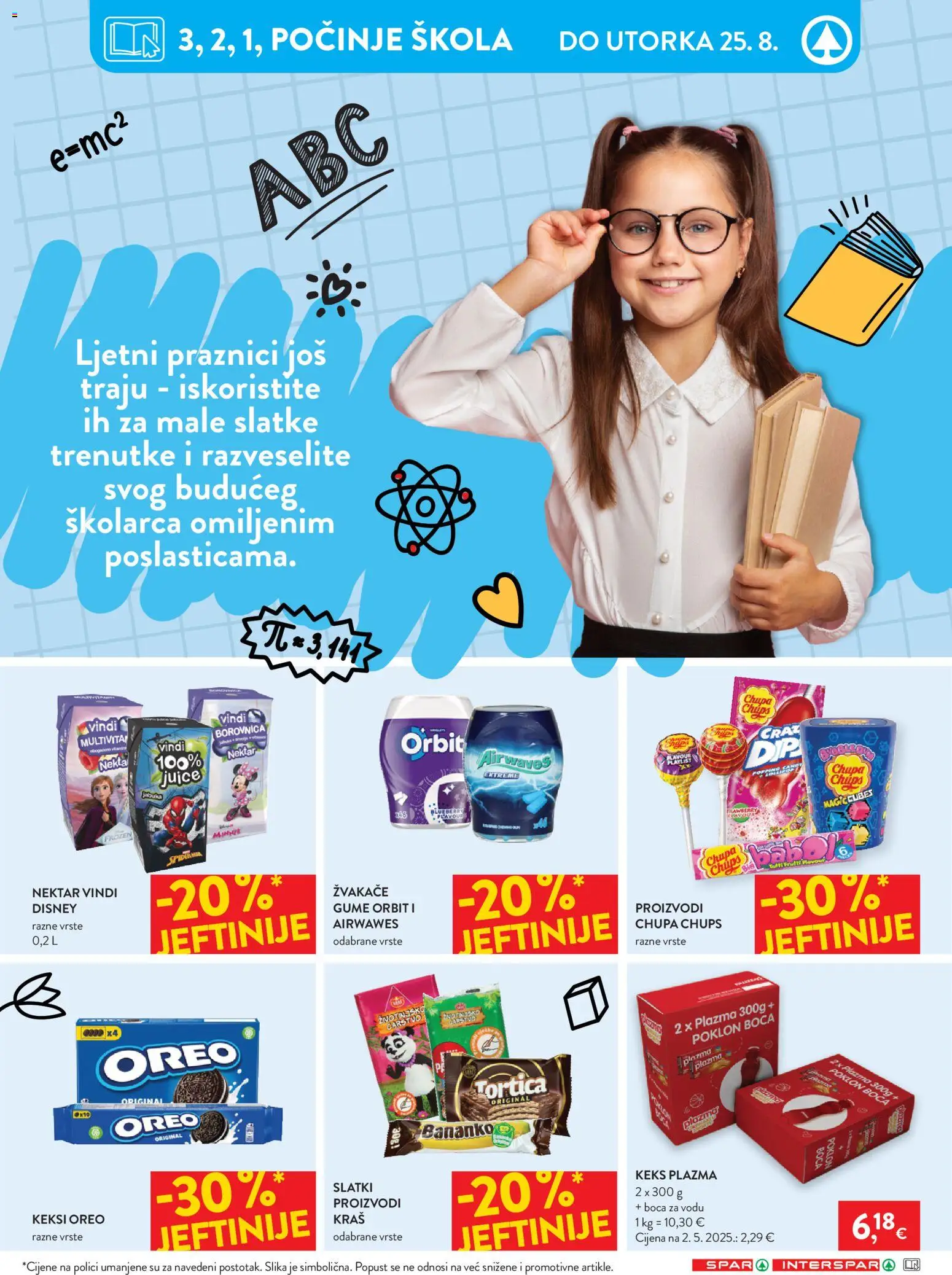 Spar katalog | vrijedi od 19.08.2026 | Stranica: 20 | Proizvodi: Chips, Oreo, Keks, Nektar