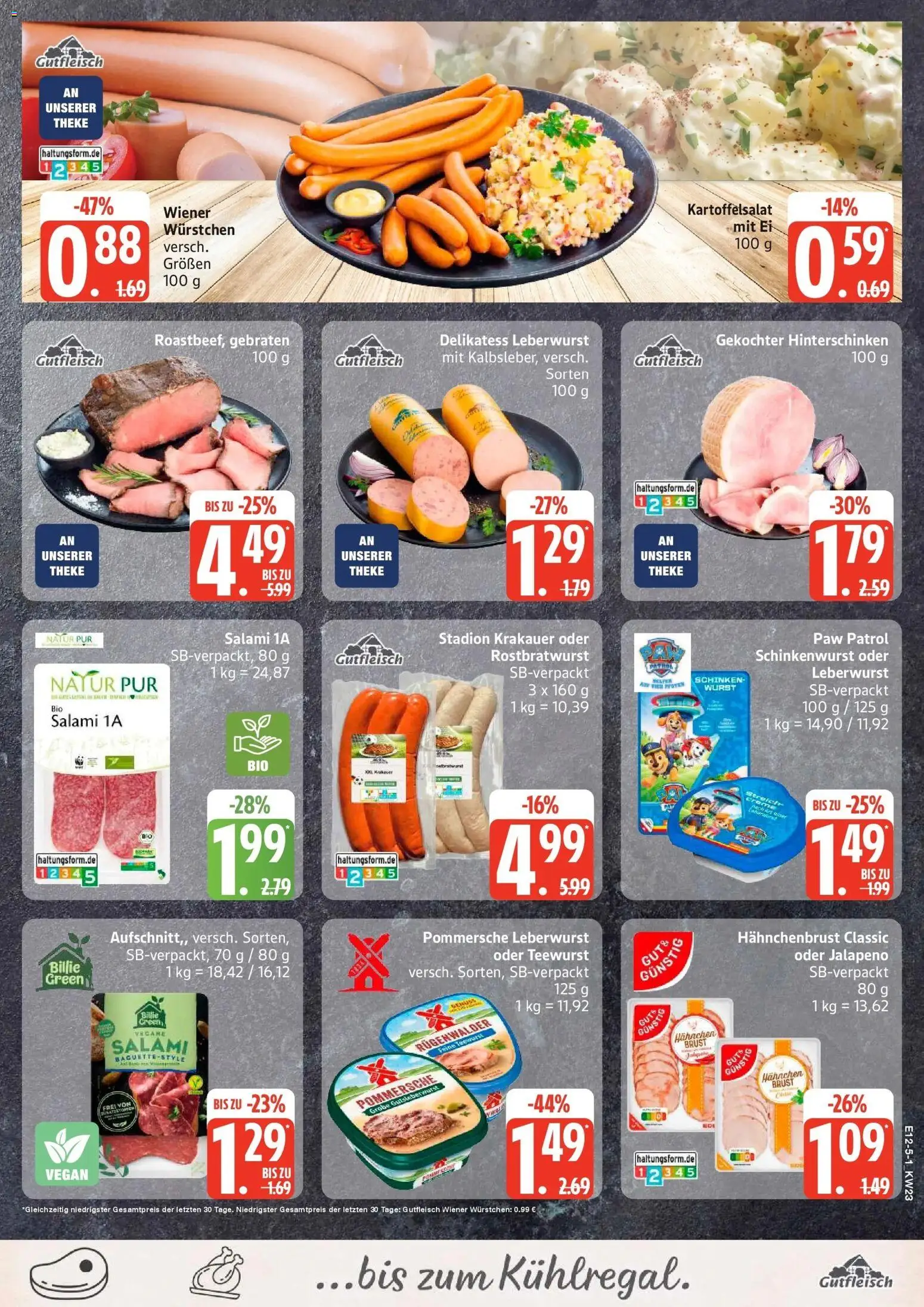Edeka prospekt Hamburg – gültig ab 01.06.2026 | Seite: 5 | Produkte: Wiener wurstchen, Creme, Kalbsleber, Schinken