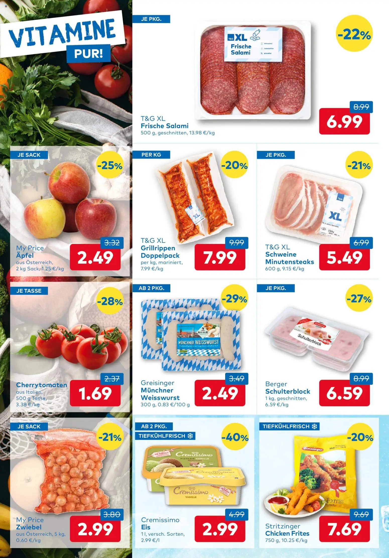 T&G Flugblatt gültig ab 13.08.2026 | Seite: 2 | Produkte: Rizsliszt, Salami, Äpfel